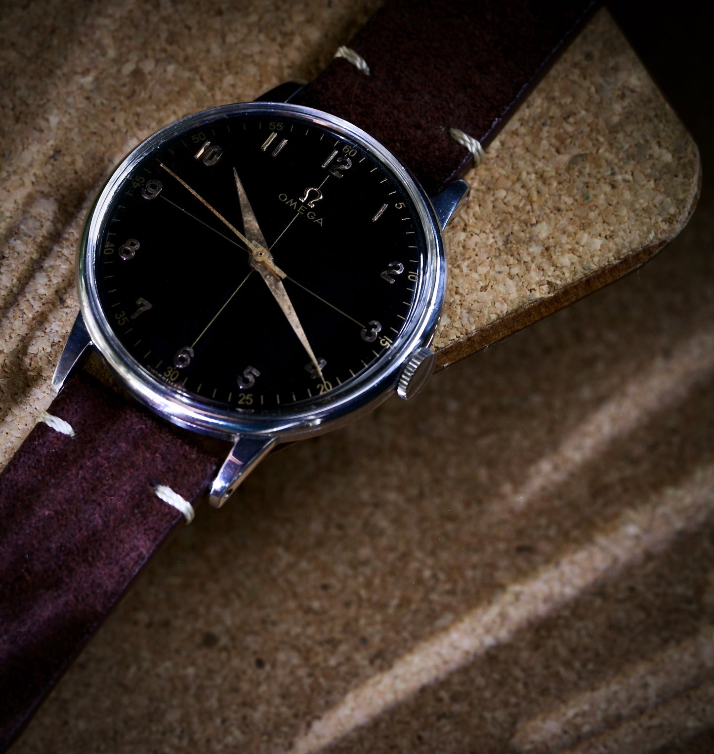 Omega Jumbo 37,5 mm 1958 – Esfera Negra Restaurada y Calibre 284