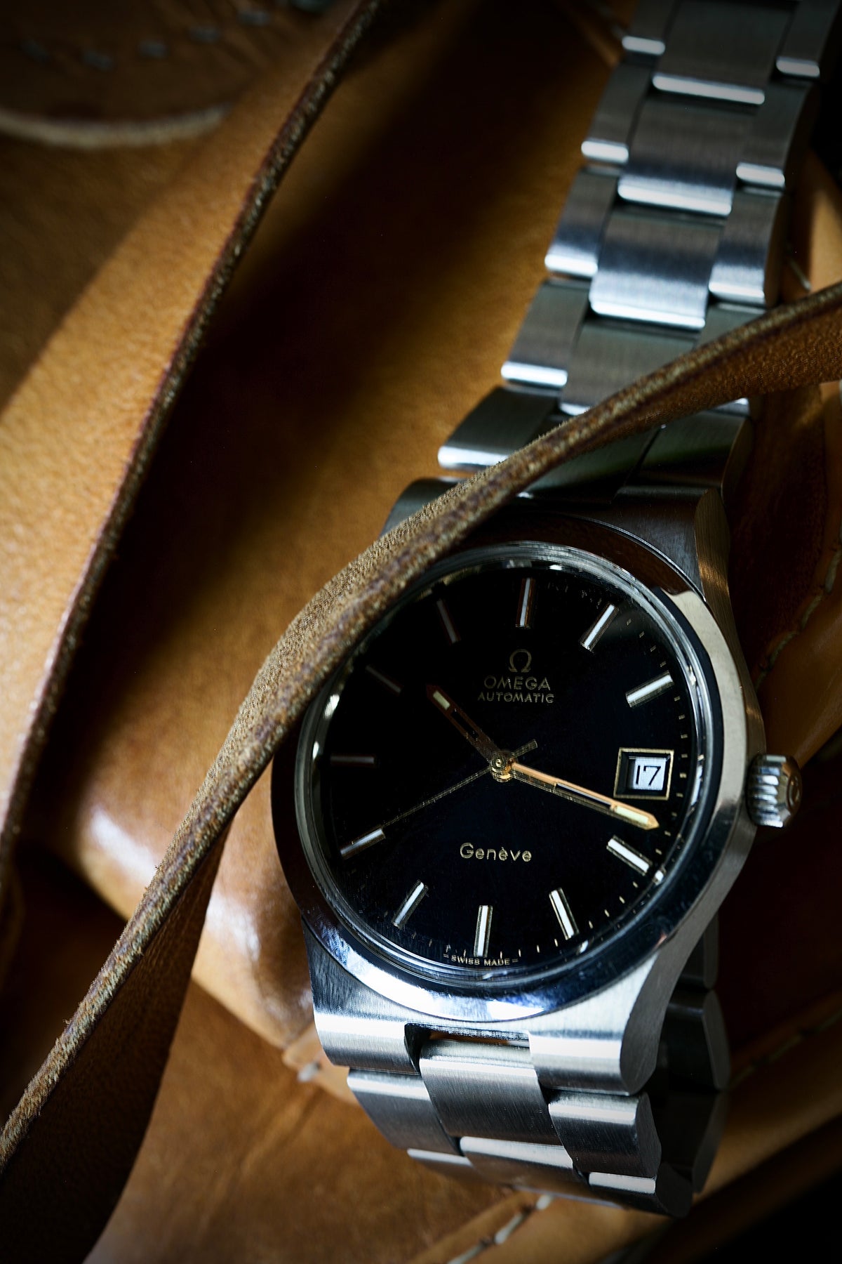 Omega Genève Automático Ref. 166. 0173 – New Old Stock de 1973 - Estuche Original Omega