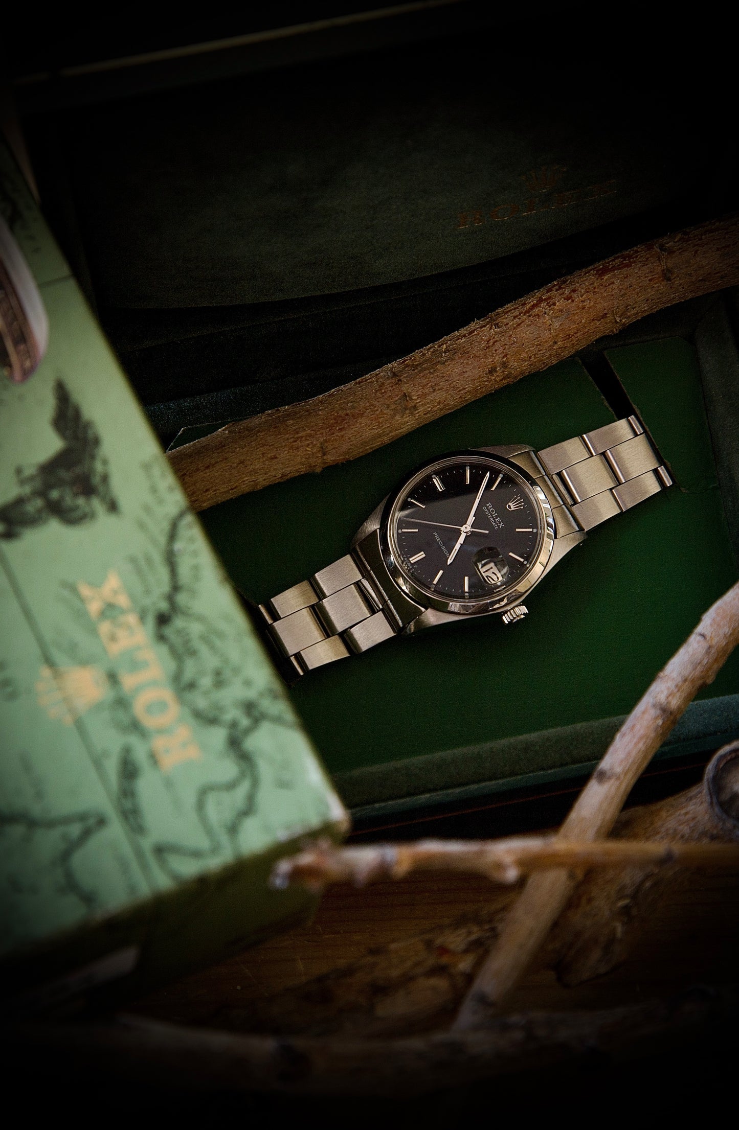 Rolex Oysterdate Precision Ref. 6694 (1969) - Black Dial and Original Case