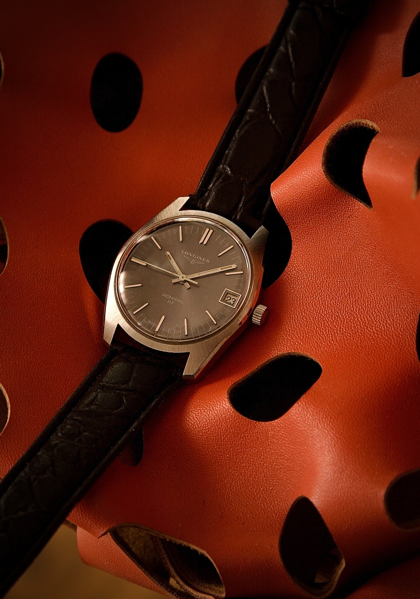 Longines Admiral HF – Gray- Dial - Manual Wind Watch from the 1970s