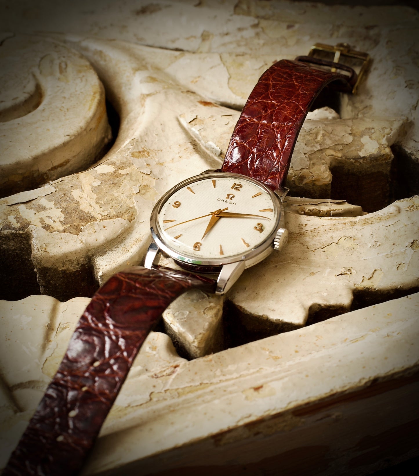 Omega Vintage de 1952- Esfera "Honeycomb"