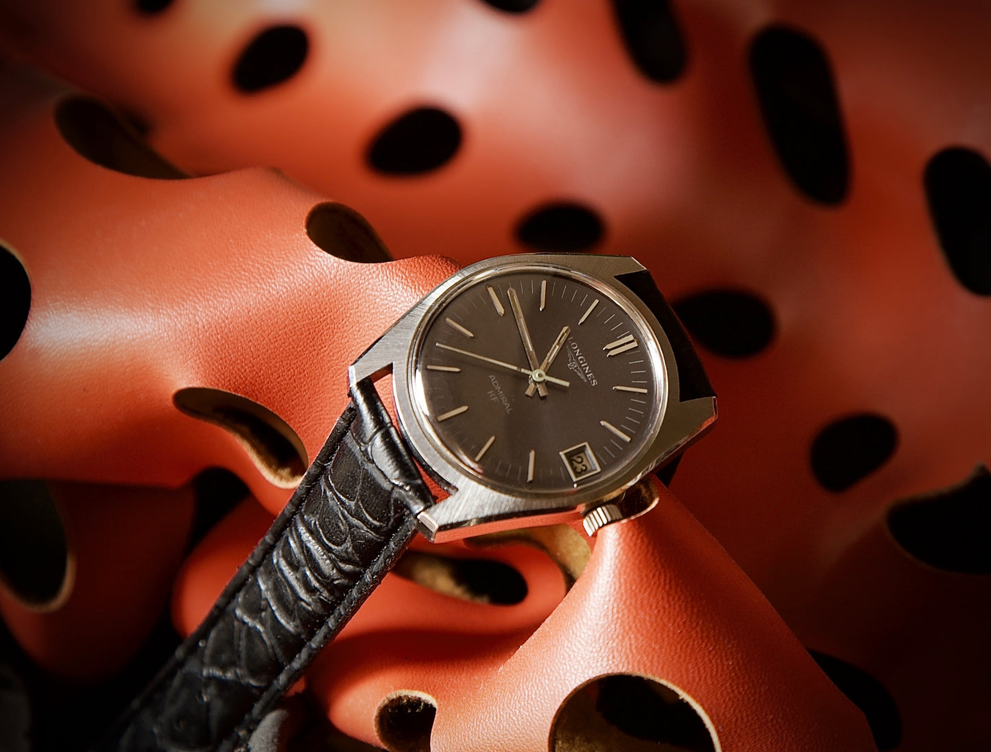 Longines Admiral HF – Gray- Dial - Manual Wind Watch from the 1970s