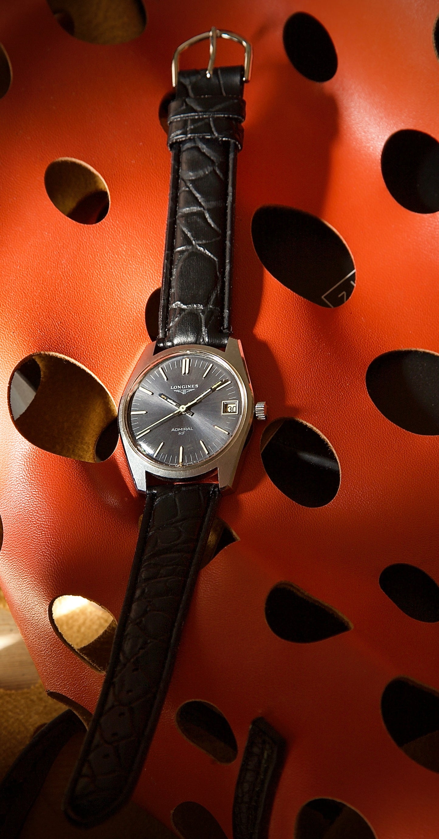 Longines Admiral HF – Gray- Dial - Manual Wind Watch from the 1970s