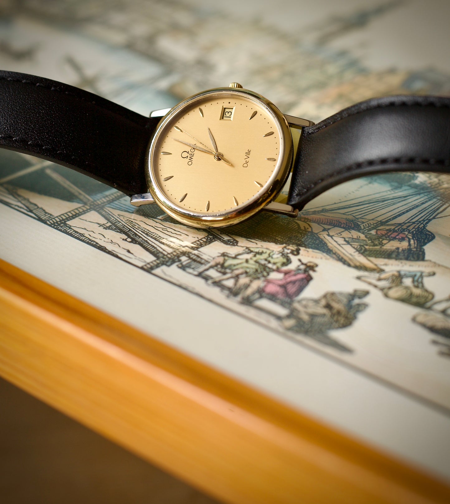 Omega Vintage De Ville 196. 2432 with champagne dial