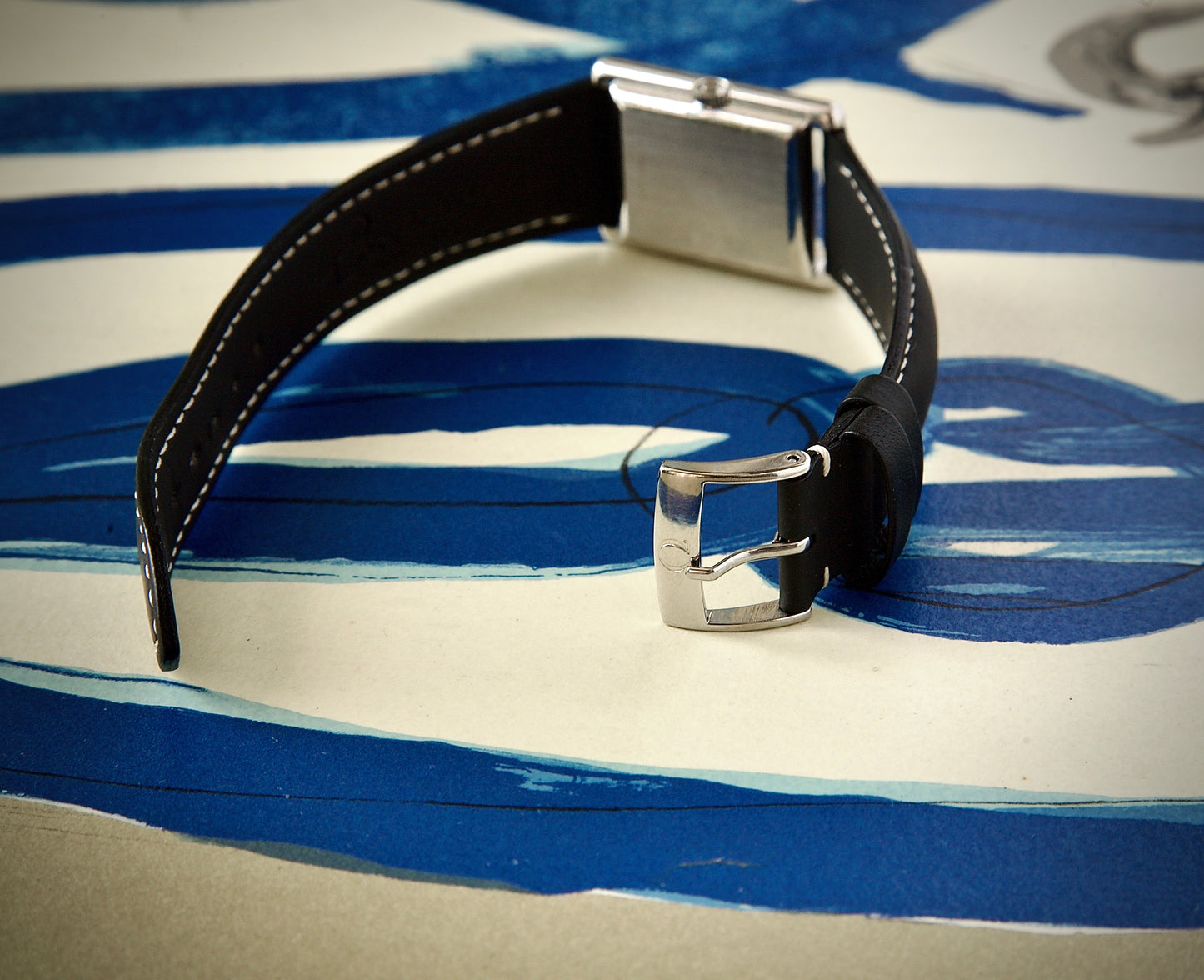 Omega De Ville Tank Vintage – Esfera Azul Guilloché – Calibre 625 – Años 70