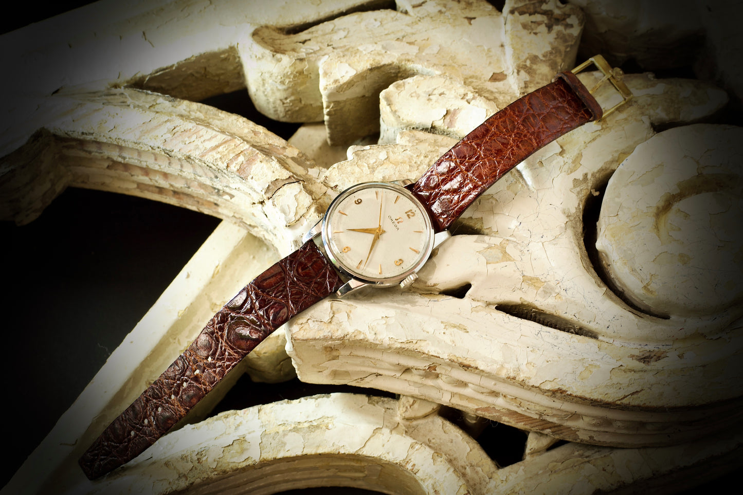 Omega Vintage de 1952- Esfera "Honeycomb"