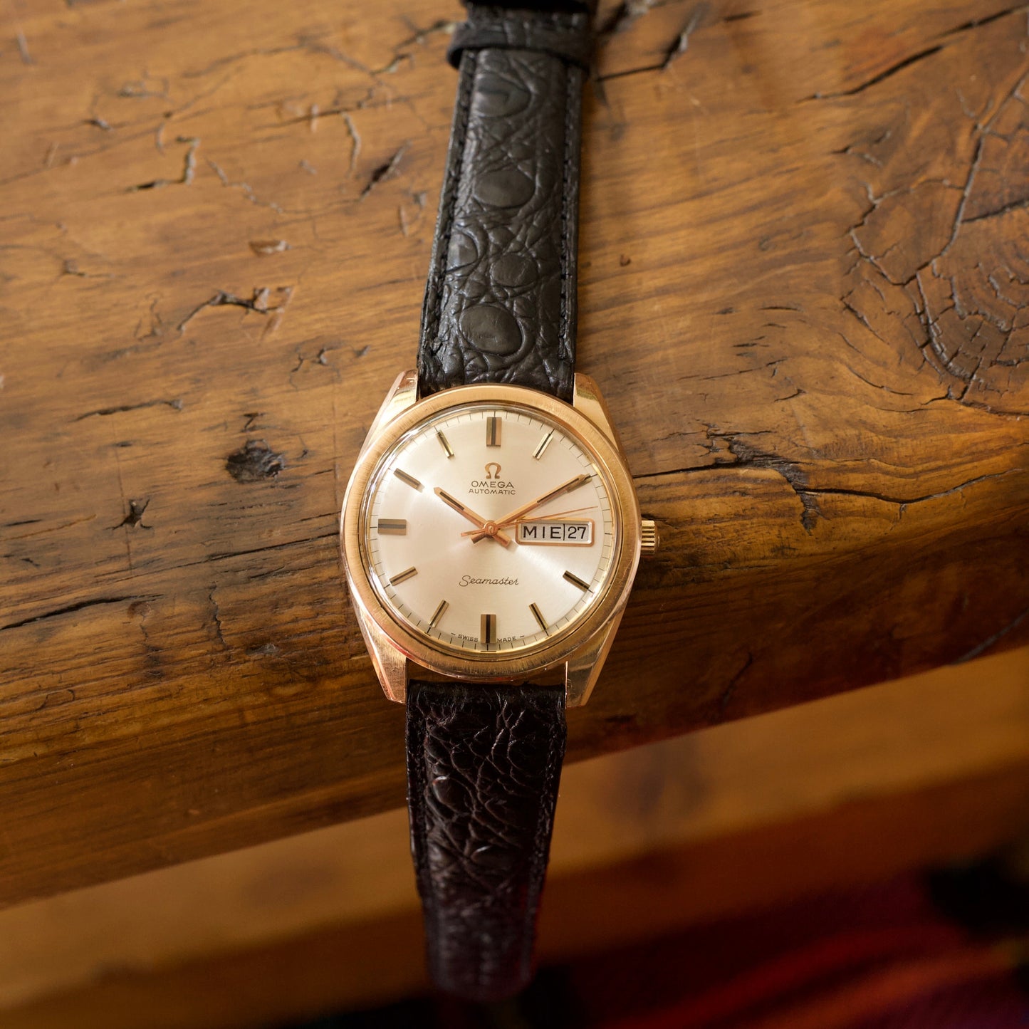 Omega Seamaster Automático 1968 | Calibre 752 | Esfera Blanca con Día y Fecha