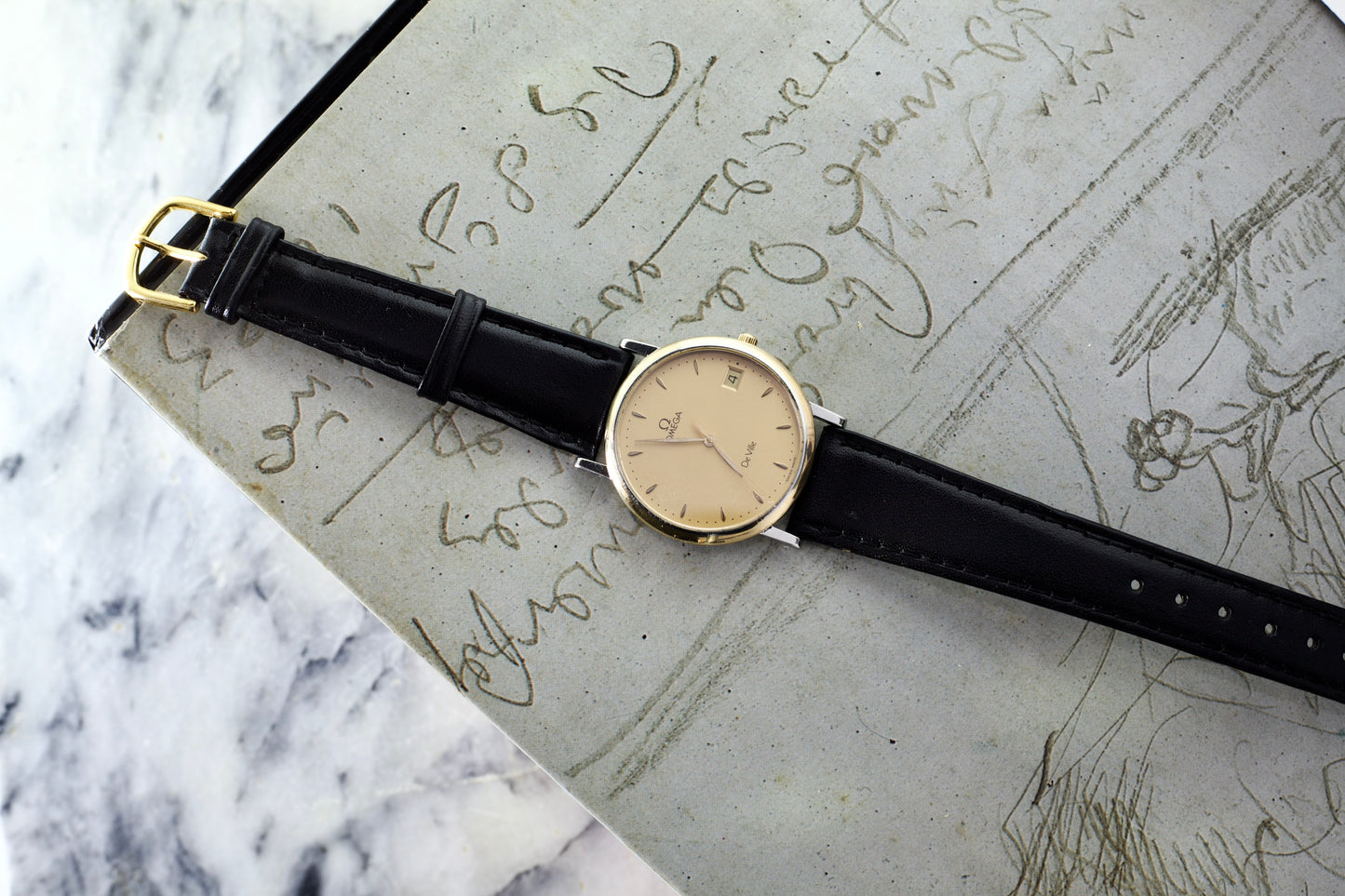Omega Vintage De Ville 196. 2432 with champagne dial