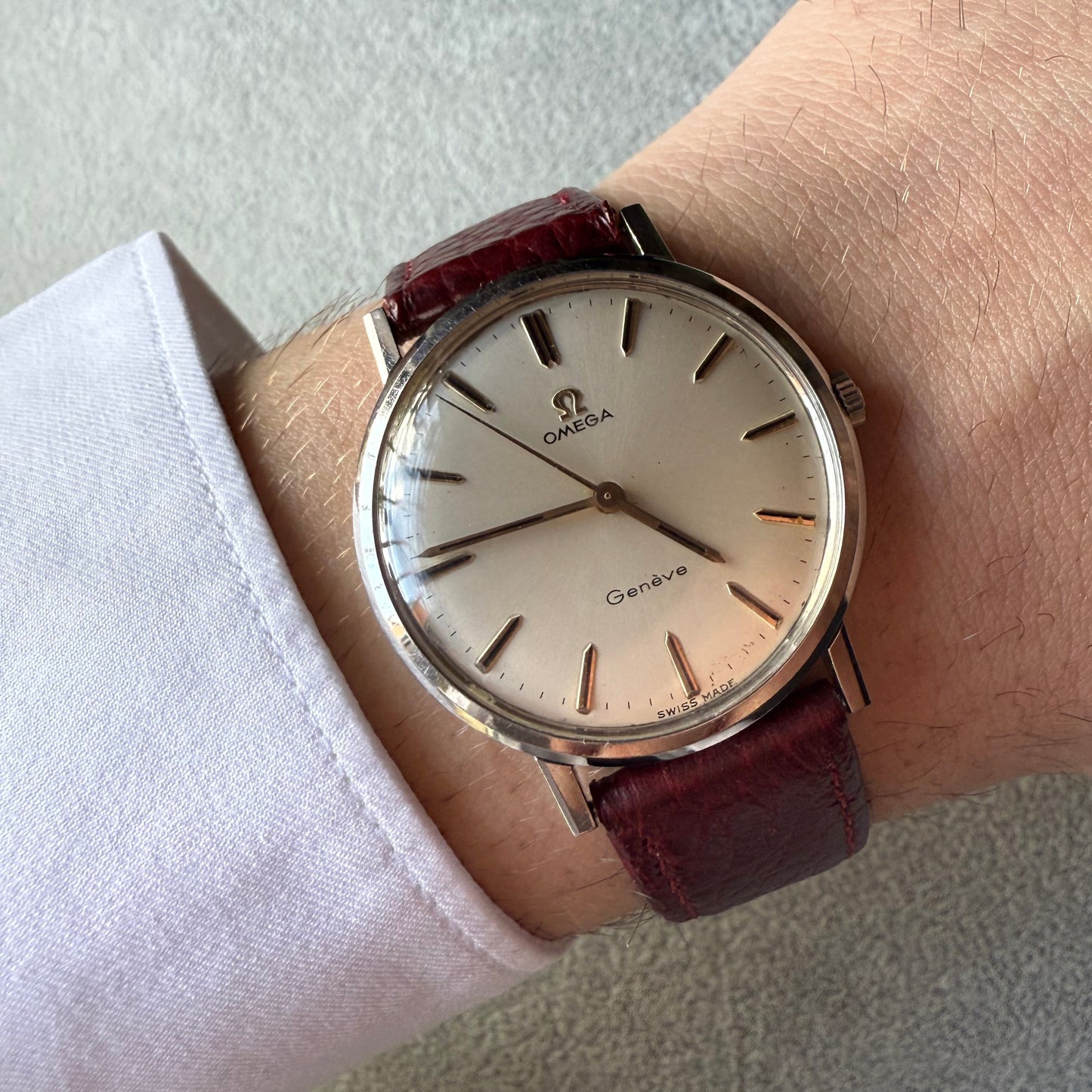 Omega Genève Vintage de 1969 Cuerda Manual – Calibre 601