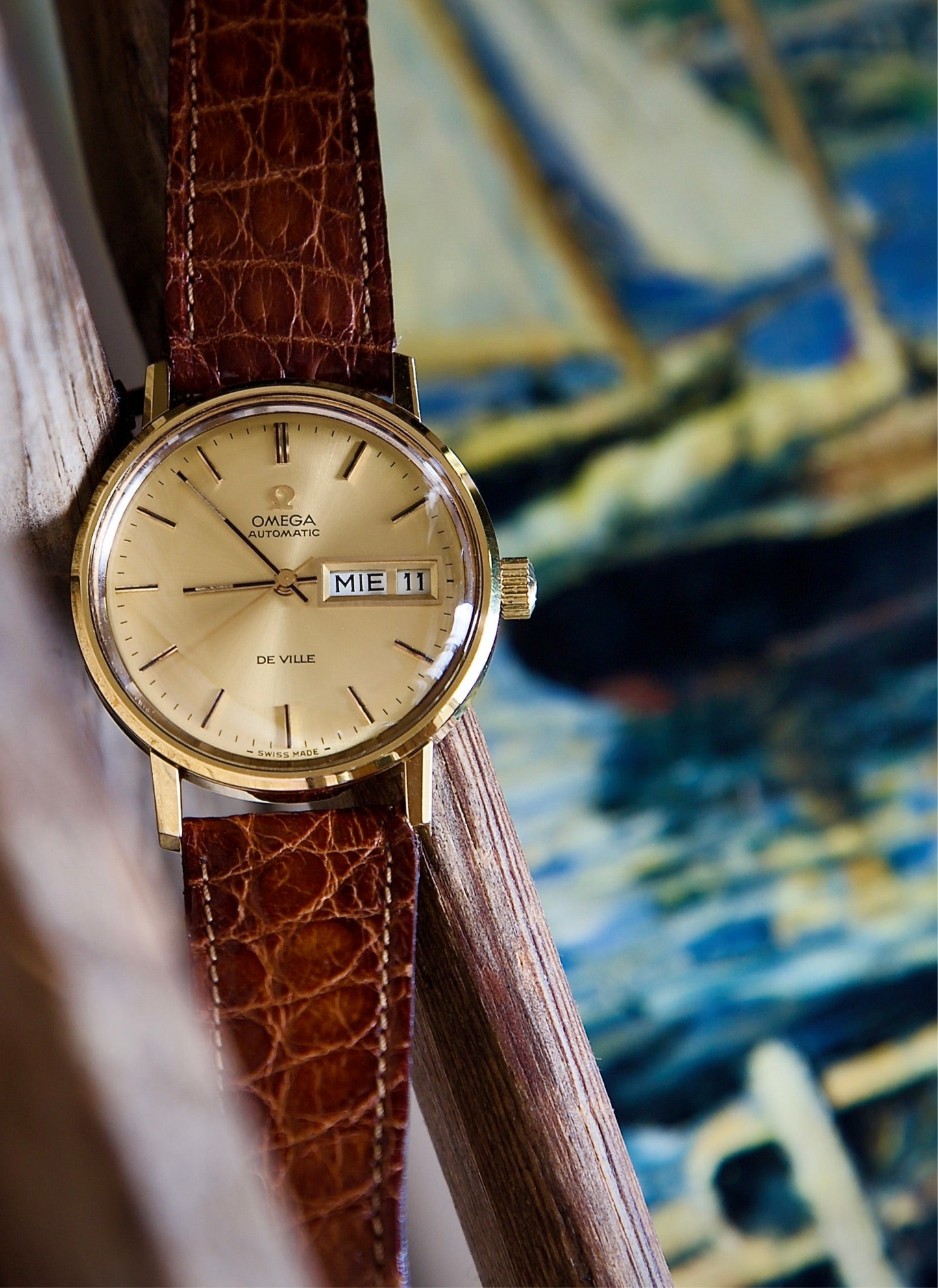 Omega De Ville Day-Date Automático | 1979 – Esfera Champagne