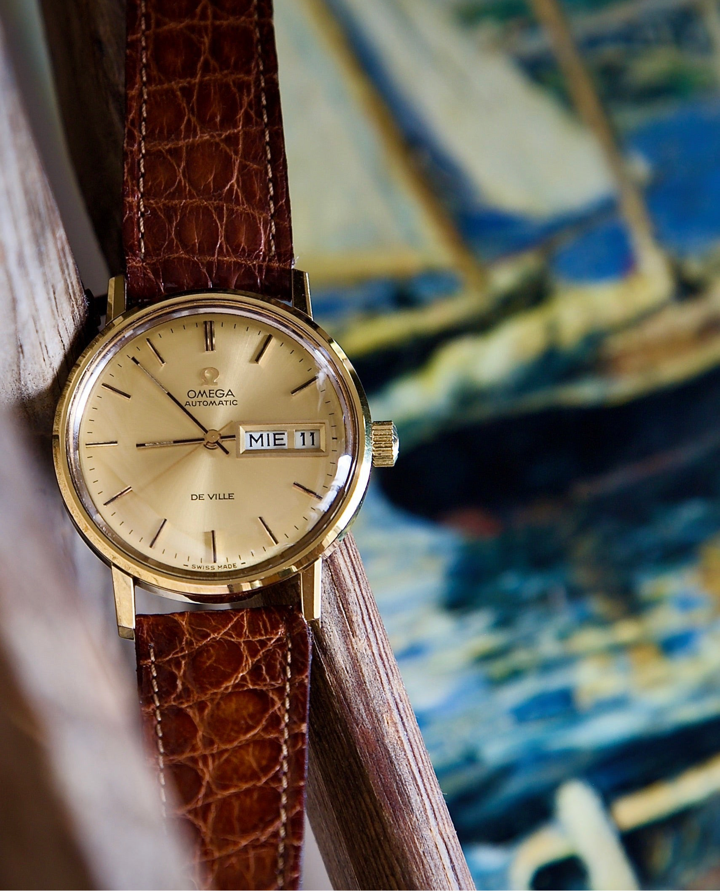 Omega De Ville Day-Date Automático | 1979 – Esfera Champagne