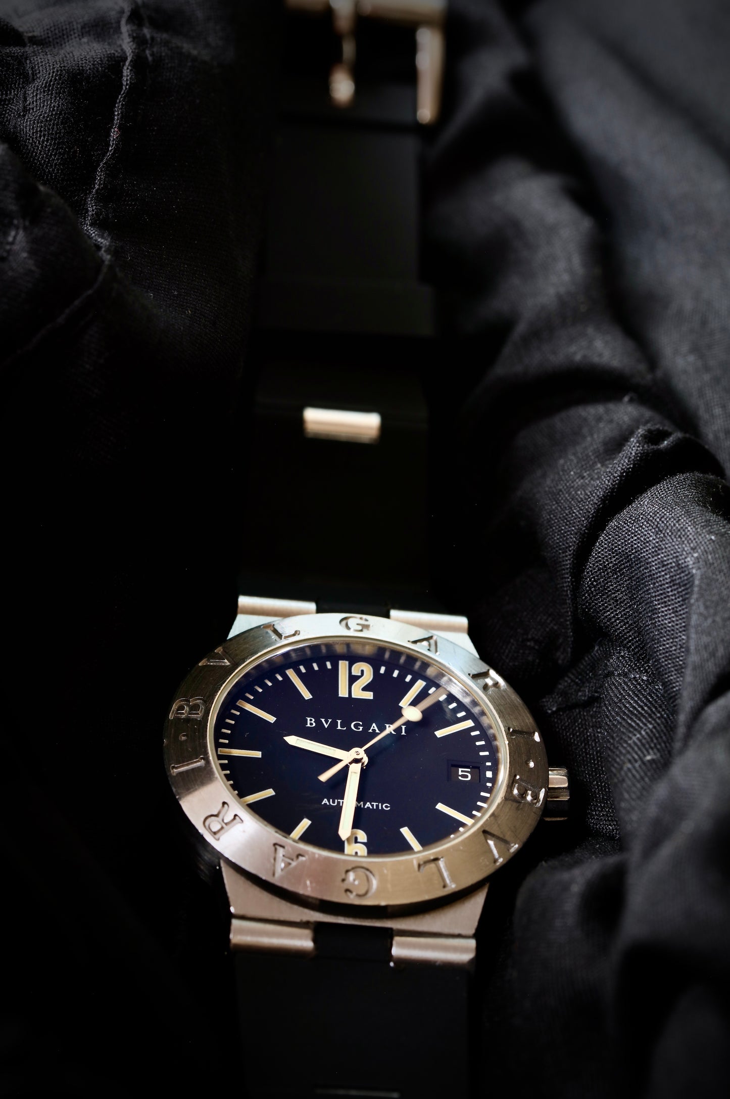 Bvlgari Diagono Ref. LC35S – Acero Inoxidable | Esfera Negra