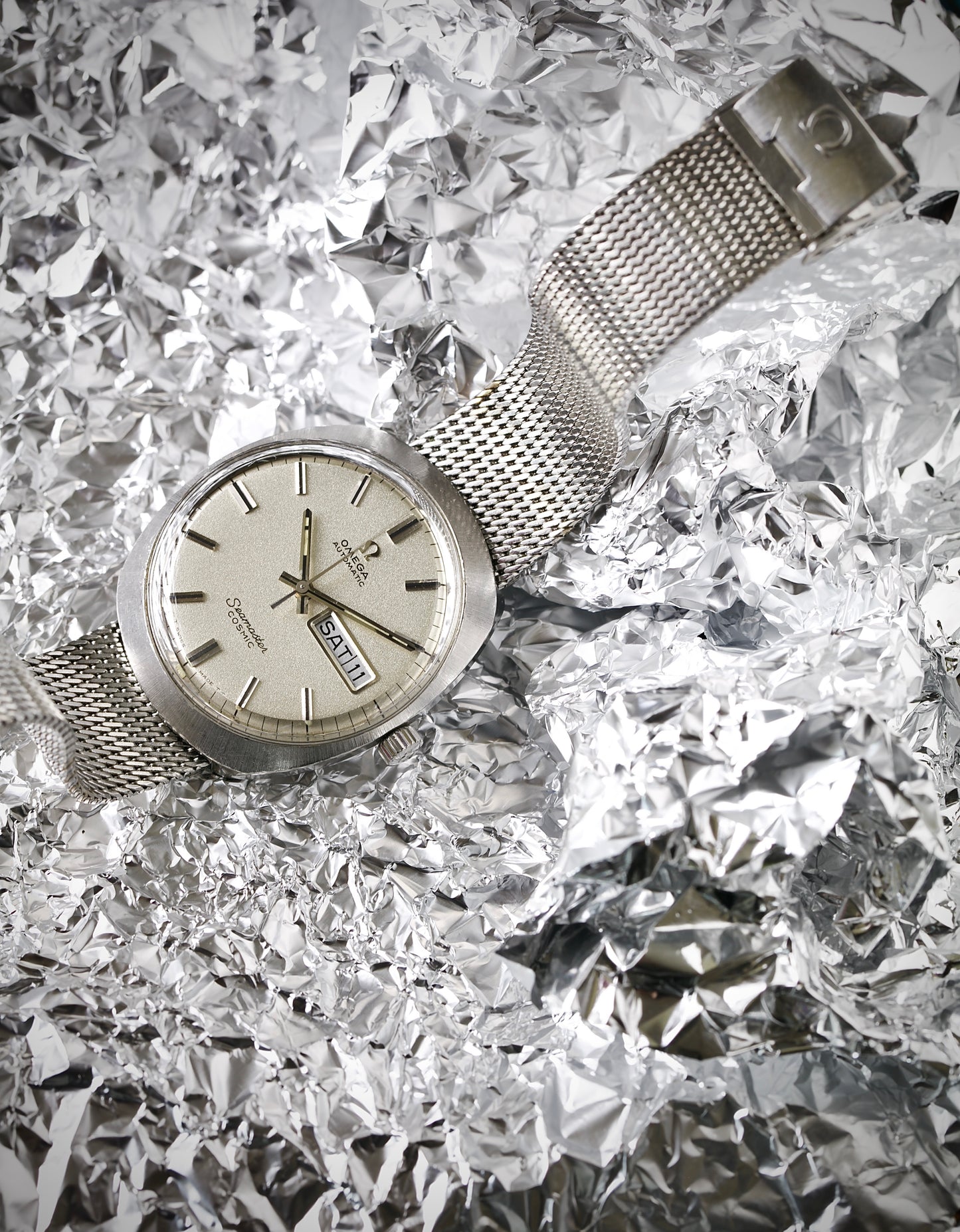 Omega Seamaster Cosmic Ref. 166.035 (1969) – Esfera Gris Espacial con Milanesa Omega Original