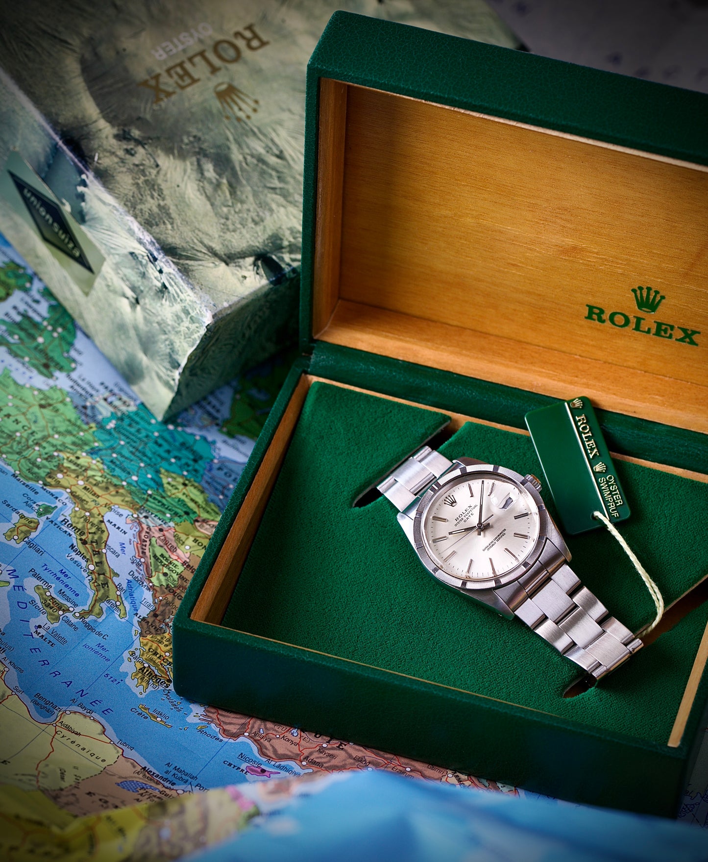 Rolex Oyster Perpetual Date Ref. 15010 FULL SET (1989) NOS (New Old Stock)