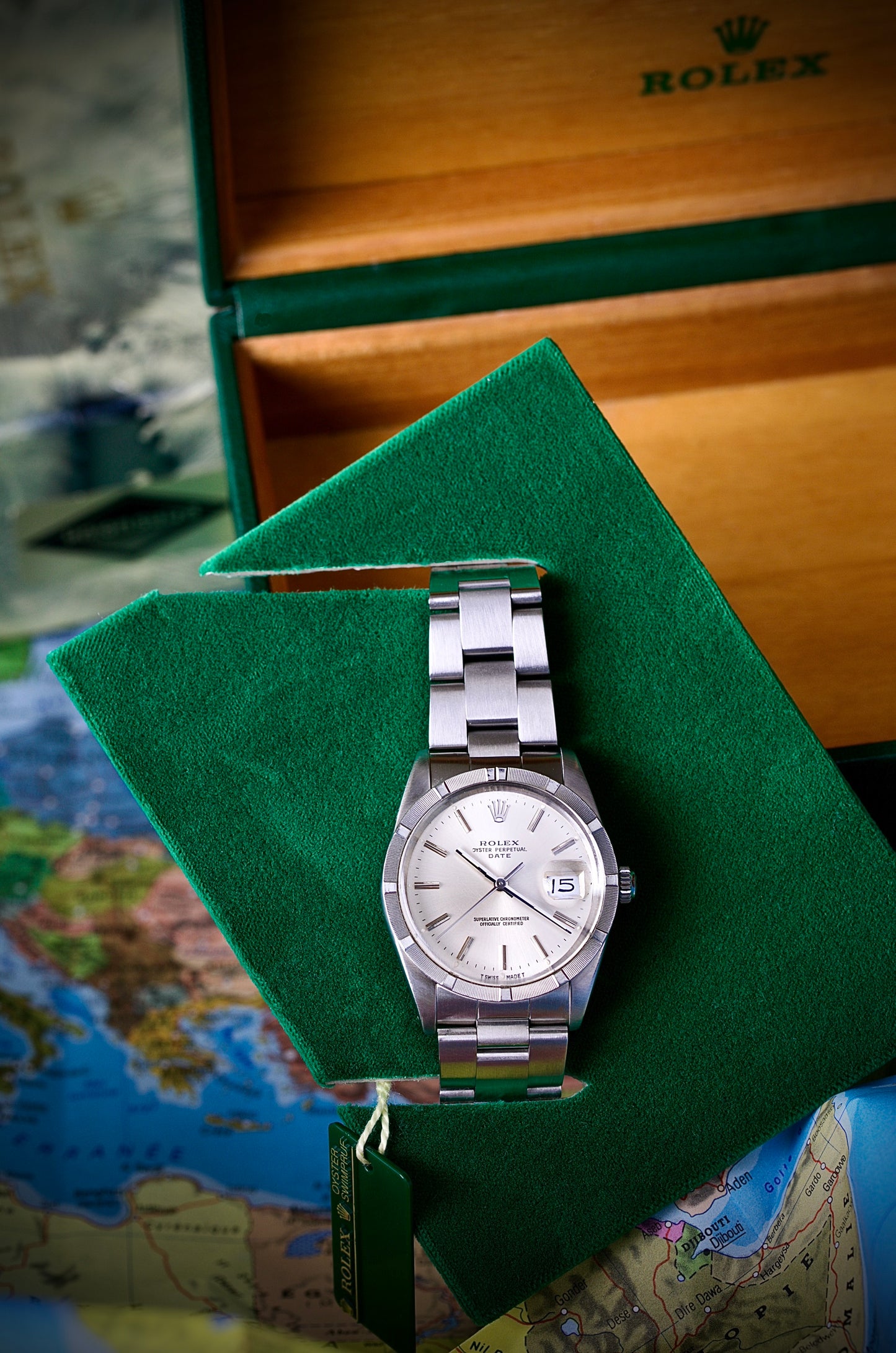 Rolex Oyster Perpetual Date Ref. 15010 FULL SET (1989) NOS (New Old Stock)