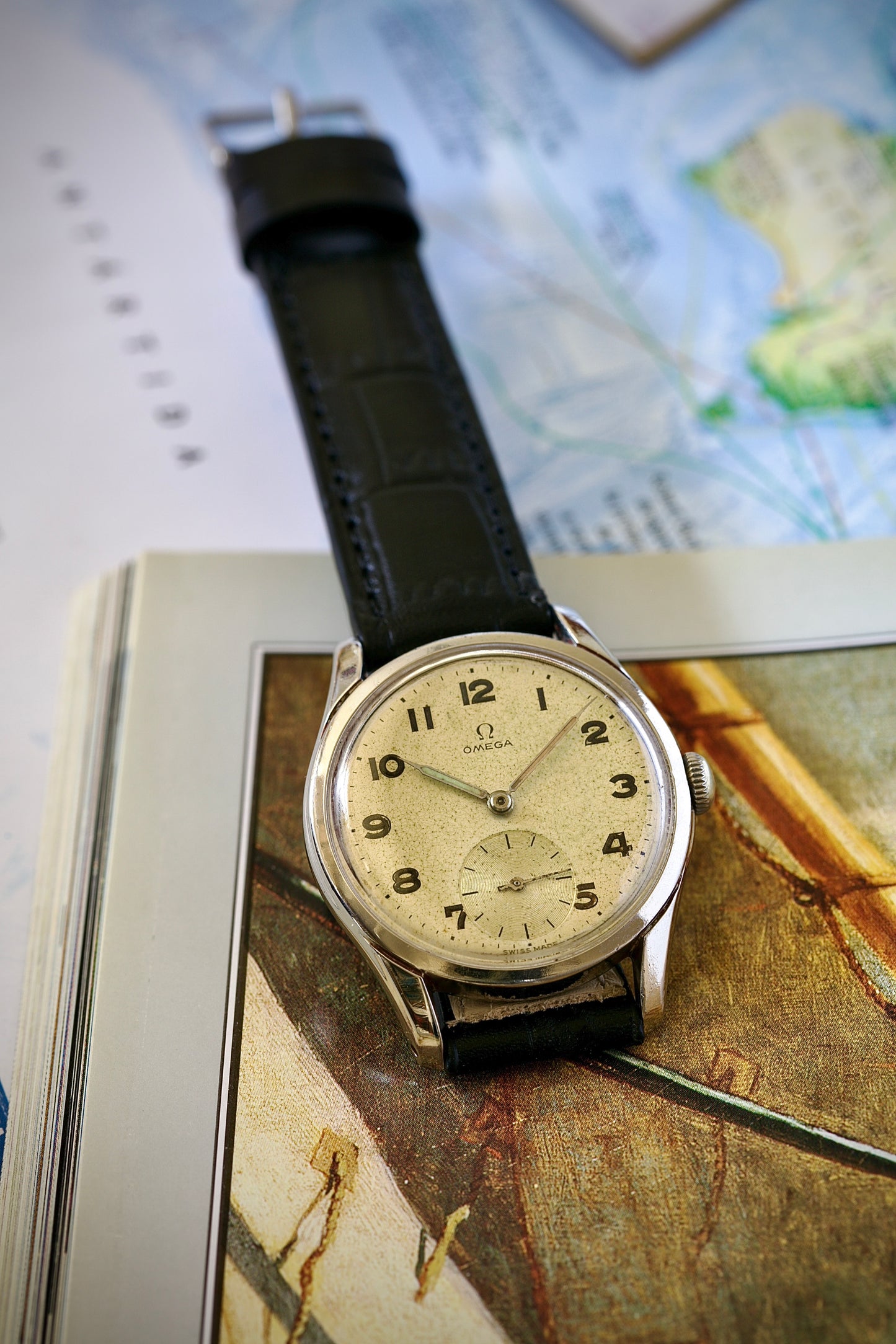 Omega Ref. 2639-5 Año (1950) – Esfera con Pátina Original y Calibre 265