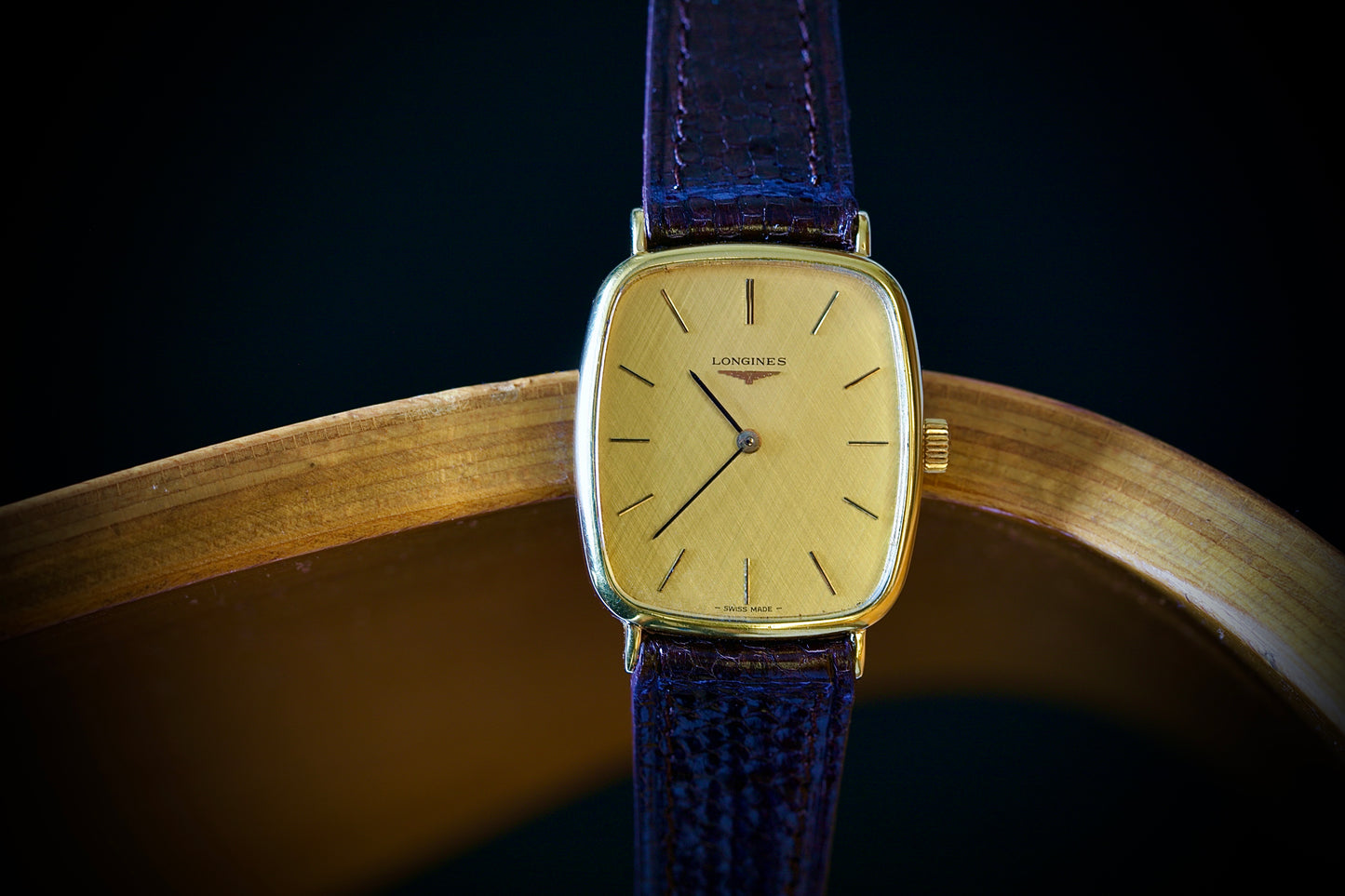 Longines Vintage – Champagne Linen Dial – Cuerda Manual- 70s