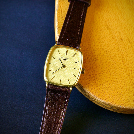 Longines Vintage – Champagne Linen Dial – Cuerda Manual- 70s