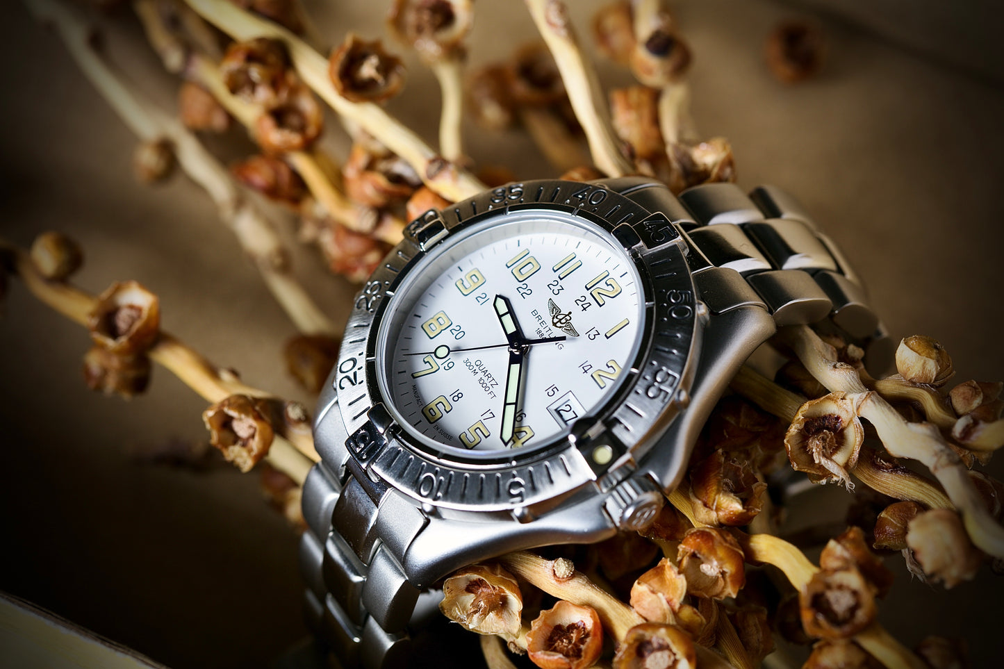 Breitling Colt A57035 Quartz Vintage – Esfera Blanca – 38mm – Finales de los 90