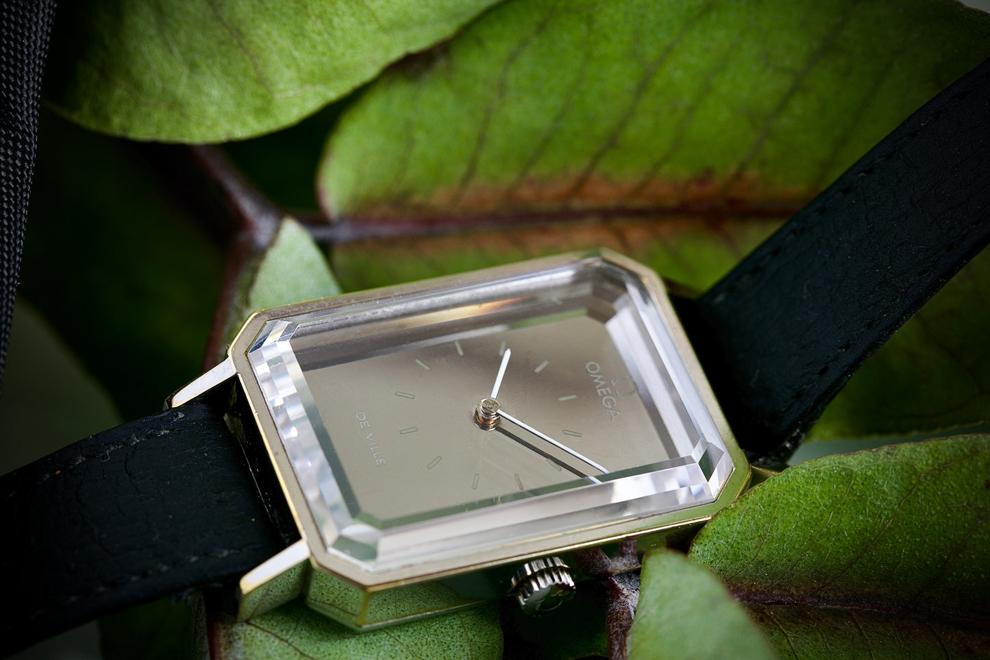 Omega De Ville “Emerald Line” Andrew Grima (1972) with Original Strap & Buckle