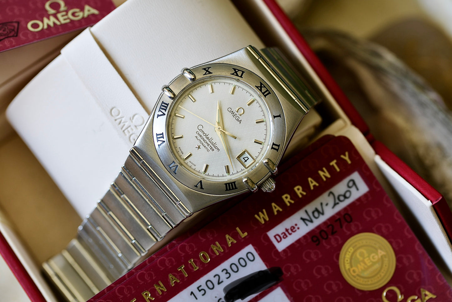 Omega Constellation 36mm Automatic Ref. 1502.30.00 (2009) FULL SET
