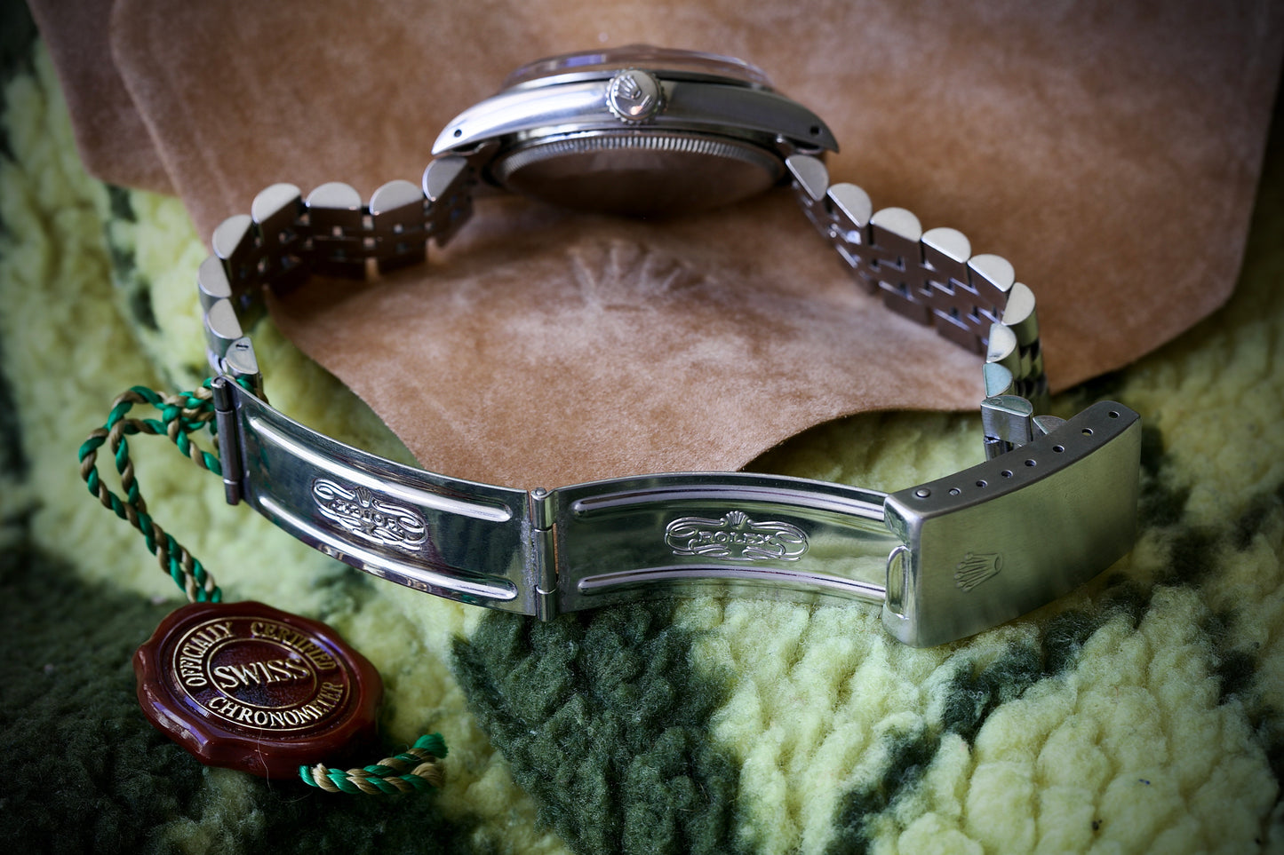 Rolex Oyster Perpetual Date Ref. 15000 Automatic 34 mm Jubilee (1986) – With Original Rolex Box
