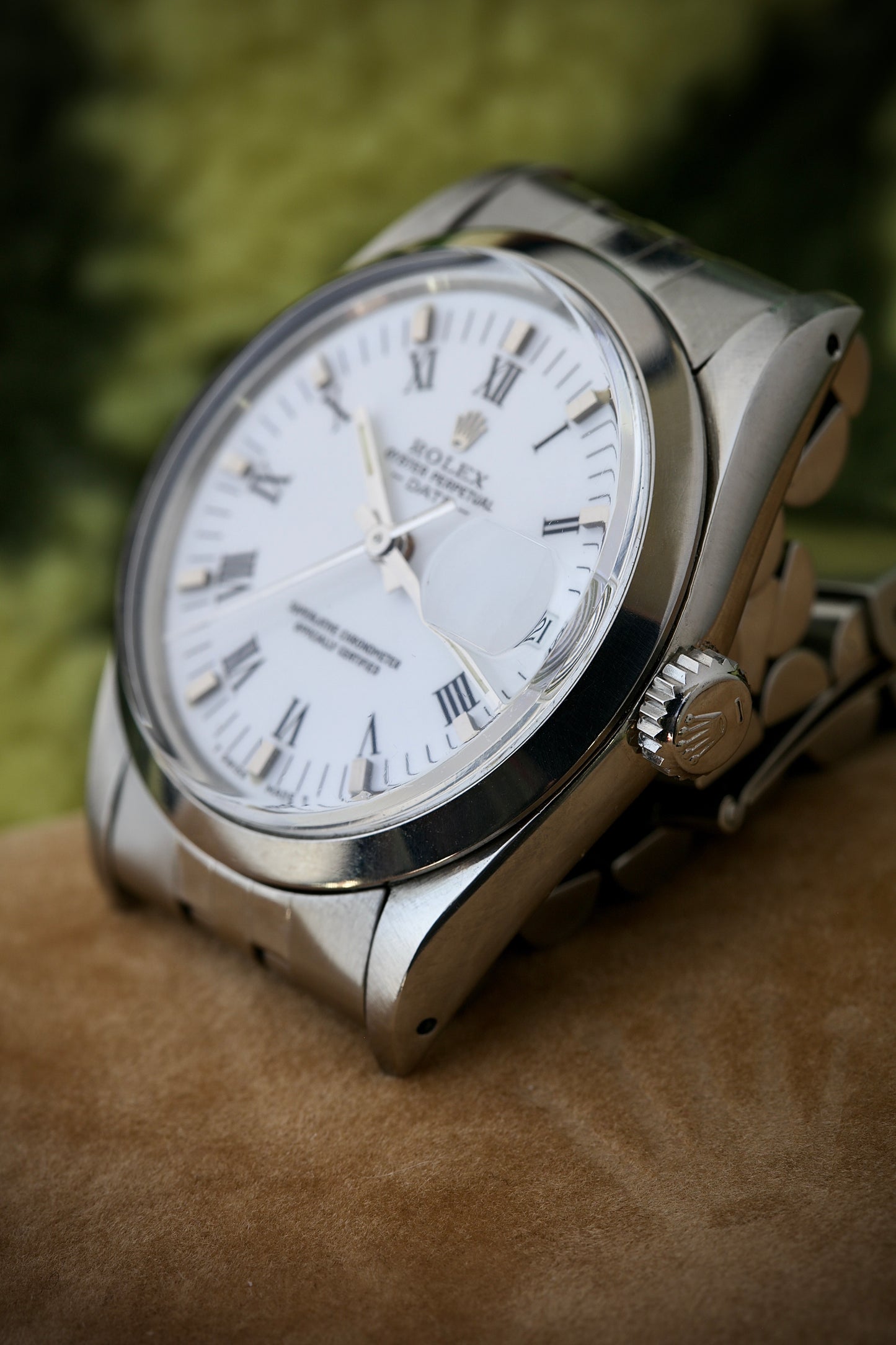 Rolex Oyster Perpetual Date Ref. 15000 Automatic 34 mm Jubilee (1986) – With Original Rolex Box
