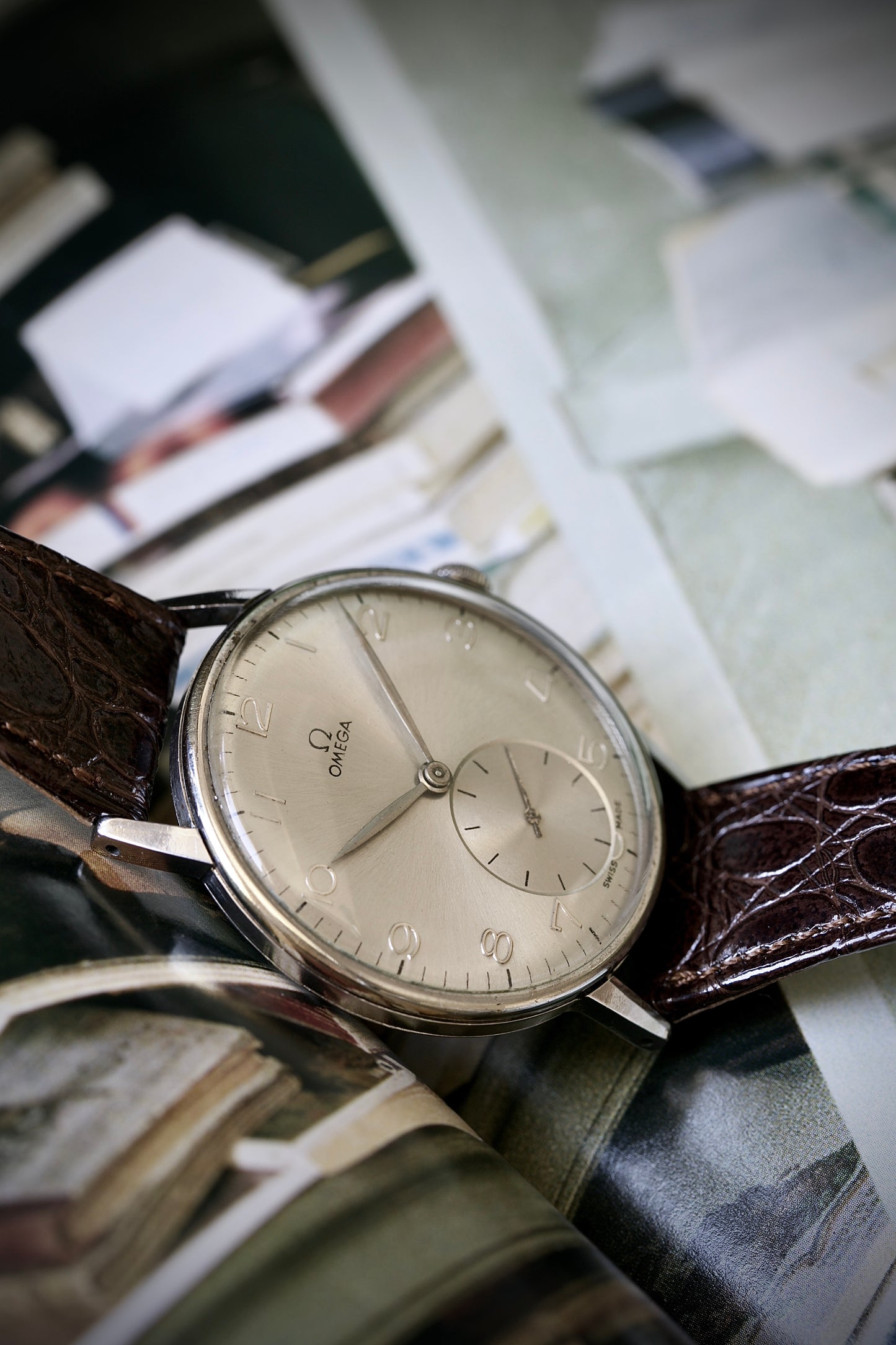 Omega Jumbo 37 mm Caliber 265 | 1950 Restored Grey Dial
