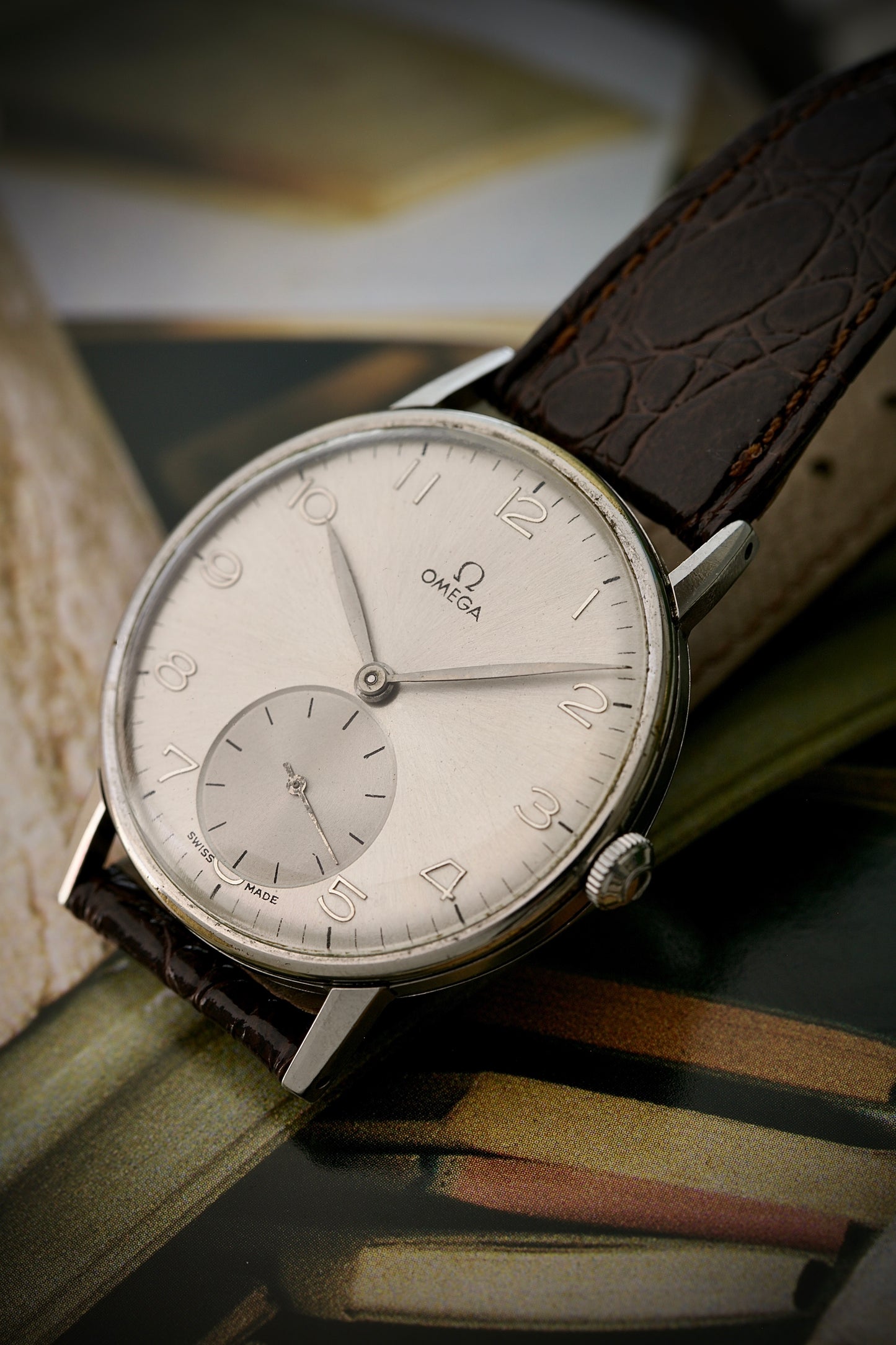 Omega Jumbo 37 mm Caliber 265 | 1950 Restored Grey Dial