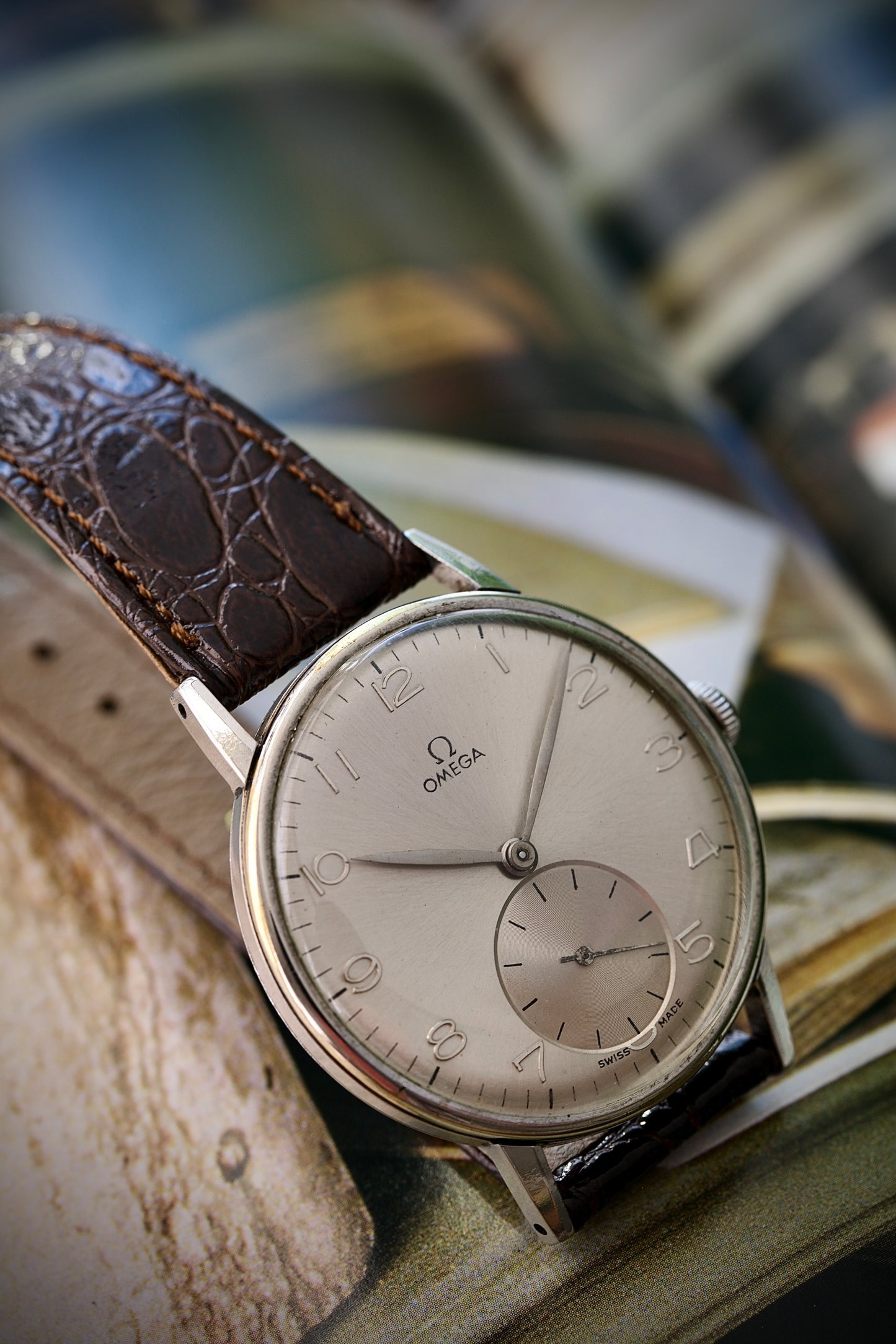 Omega Jumbo 37 mm Caliber 265 | 1950 Restored Grey Dial