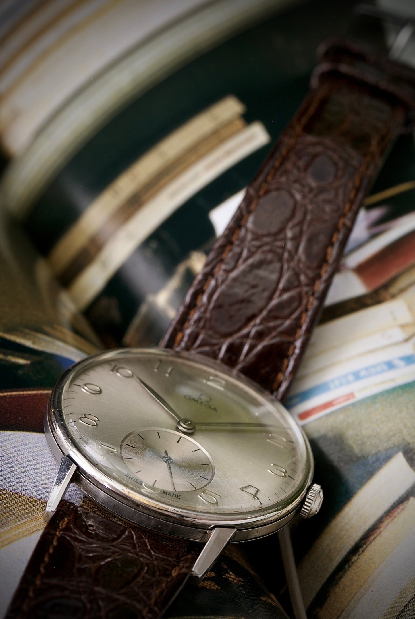 Omega Jumbo 37 mm Caliber 265 | 1950 Restored Grey Dial
