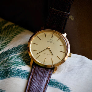 Omega De Ville Chapado en Oro Rosa Ref. 115. 0001 | 1972 | Cuerda Manual