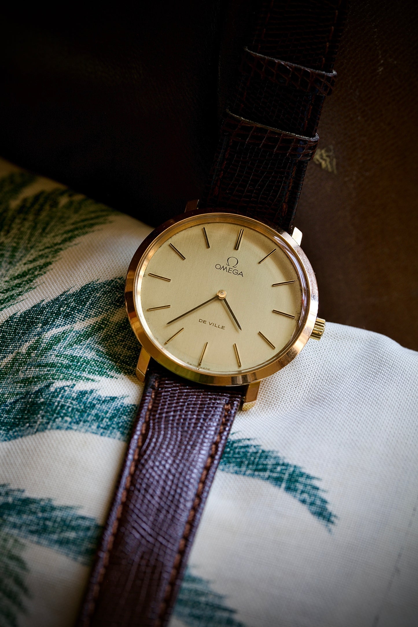 Omega De Ville Chapado en Oro Rosa Ref. 115. 0001 | 1972 | Cuerda Manual