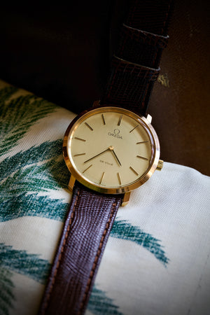 Omega De Ville Chapado en Oro Rosa Ref. 115. 0001 | 1972 | Cuerda Manual