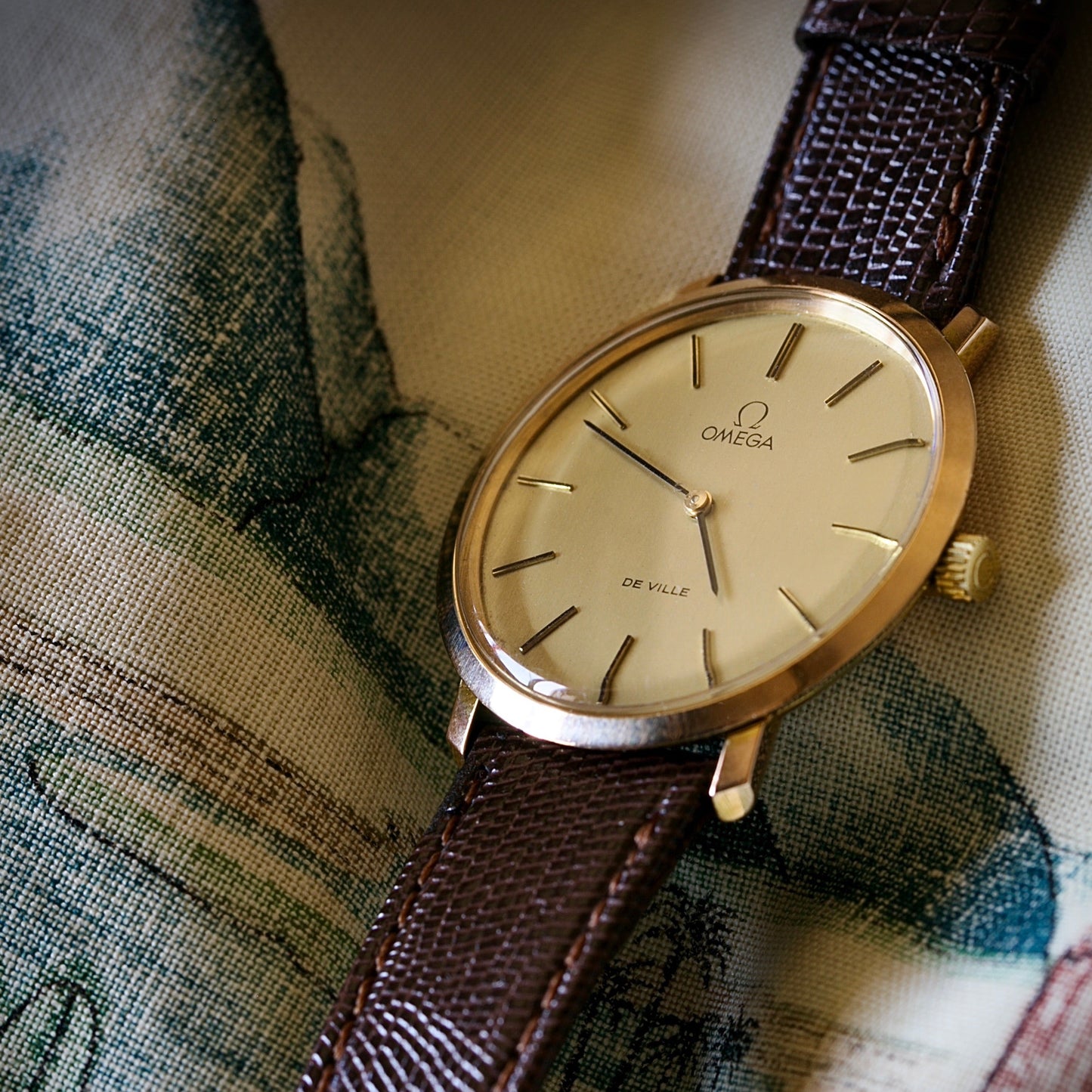 Omega De Ville Chapado en Oro Rosa Ref. 115. 0001 | 1972 | Cuerda Manual