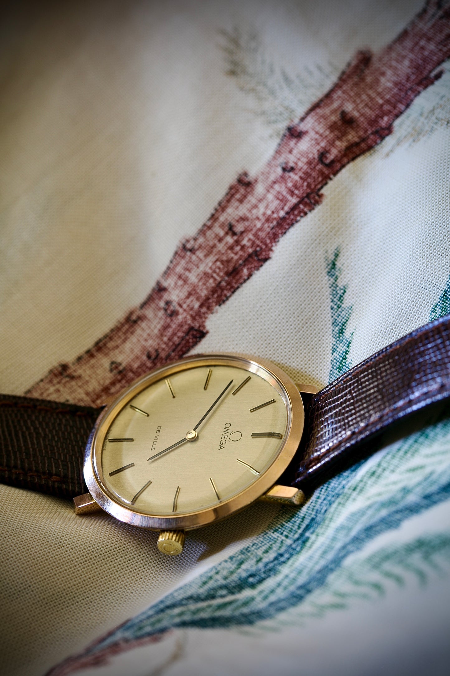 Omega De Ville Chapado en Oro Rosa Ref. 115. 0001 | 1972 | Cuerda Manual