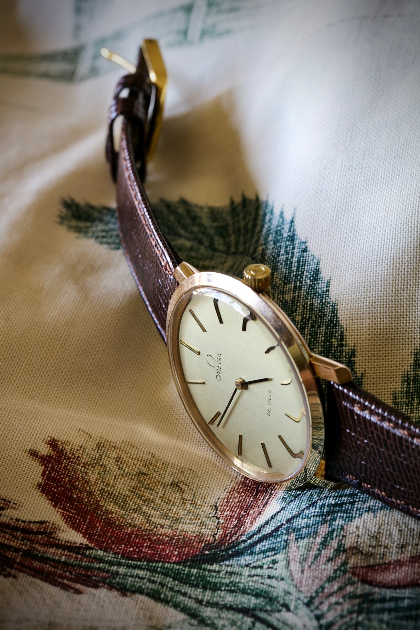 Omega De Ville Chapado en Oro Rosa Ref. 115. 0001 | 1972 | Cuerda Manual
