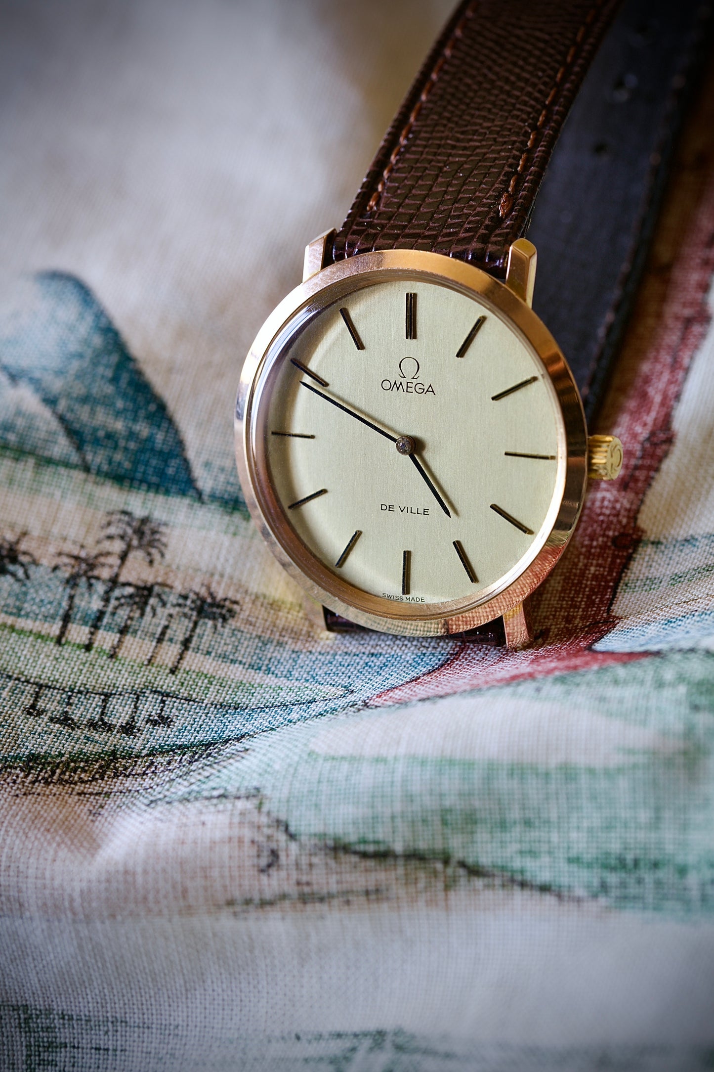 Omega De Ville Chapado en Oro Rosa Ref. 115. 0001 | 1972 | Cuerda Manual