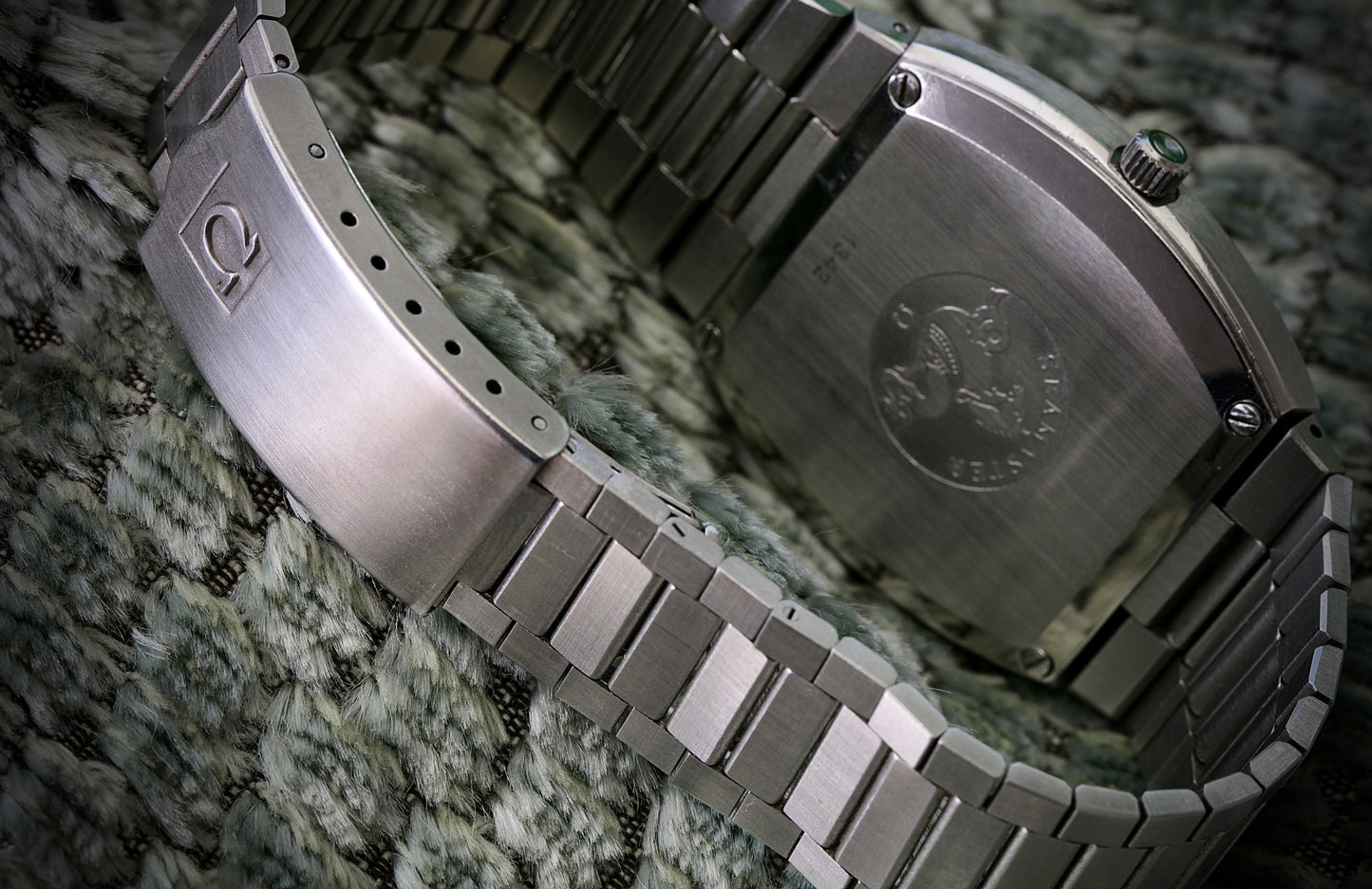 Omega Seamaster Quartz Calibre 1342 | Esfera Gris Original |Año 1976 | Brazalete Omega