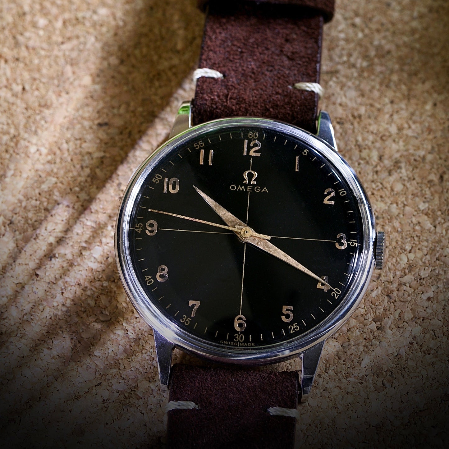 Omega Jumbo 37,5 mm 1958 – Esfera Negra Restaurada y Calibre 284