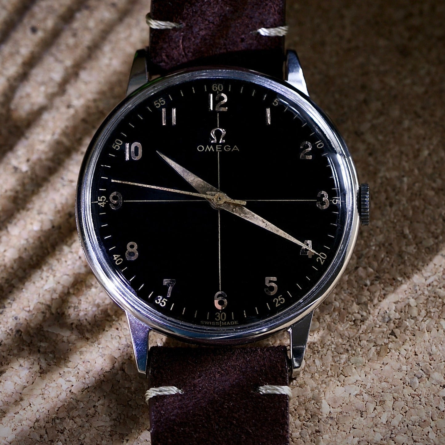 Omega Jumbo 37,5 mm 1958 – Esfera Negra Restaurada y Calibre 284