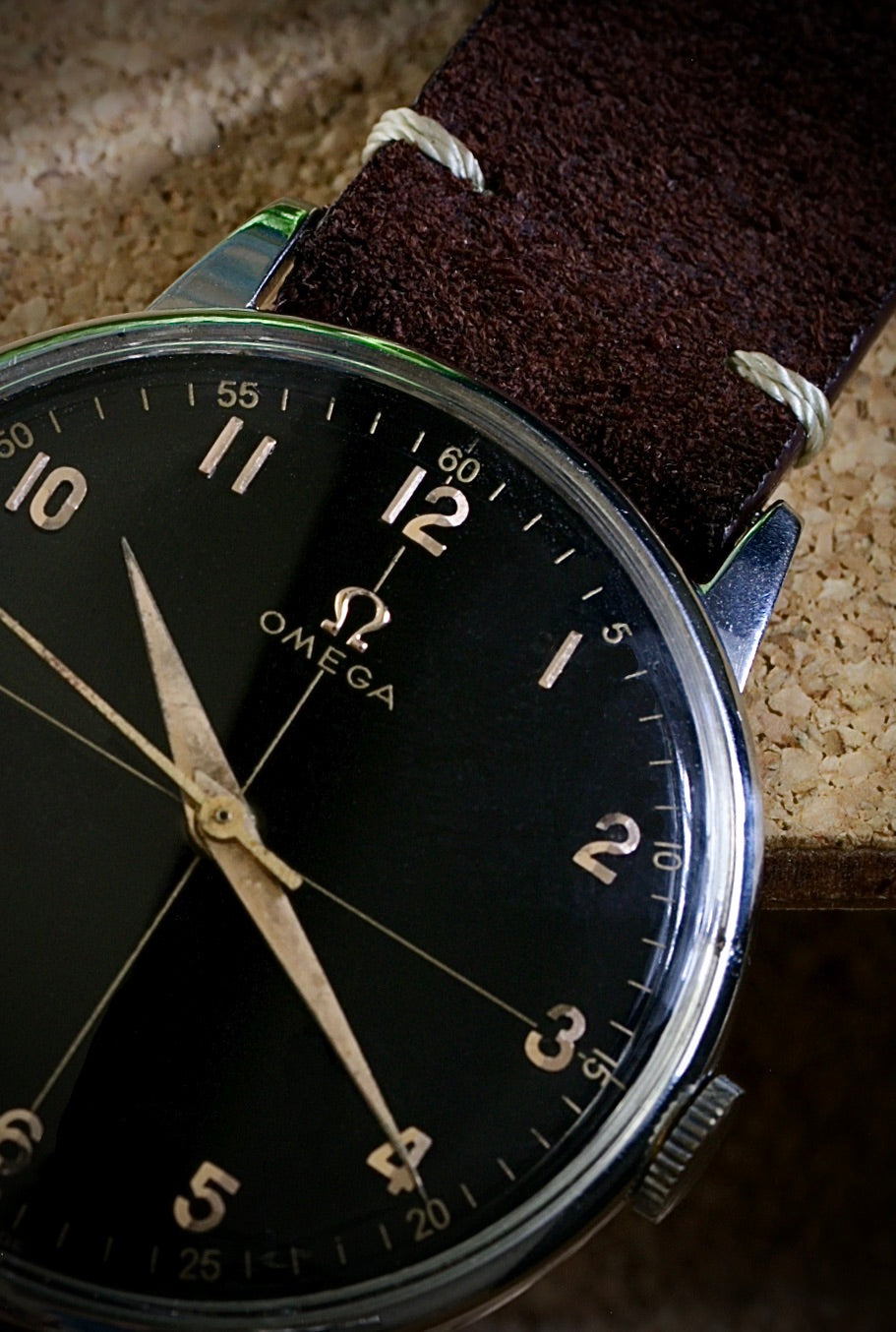 Omega Jumbo 37,5 mm 1958 – Esfera Negra Restaurada y Calibre 284