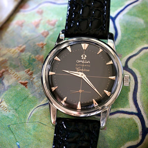 Omega Genève Automático 1958 – Esfera Negra Restaurada