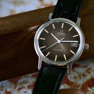 Omega Genève Ref. 166. 0163 Automatic 1973 – Original Chocolate Brown Dial