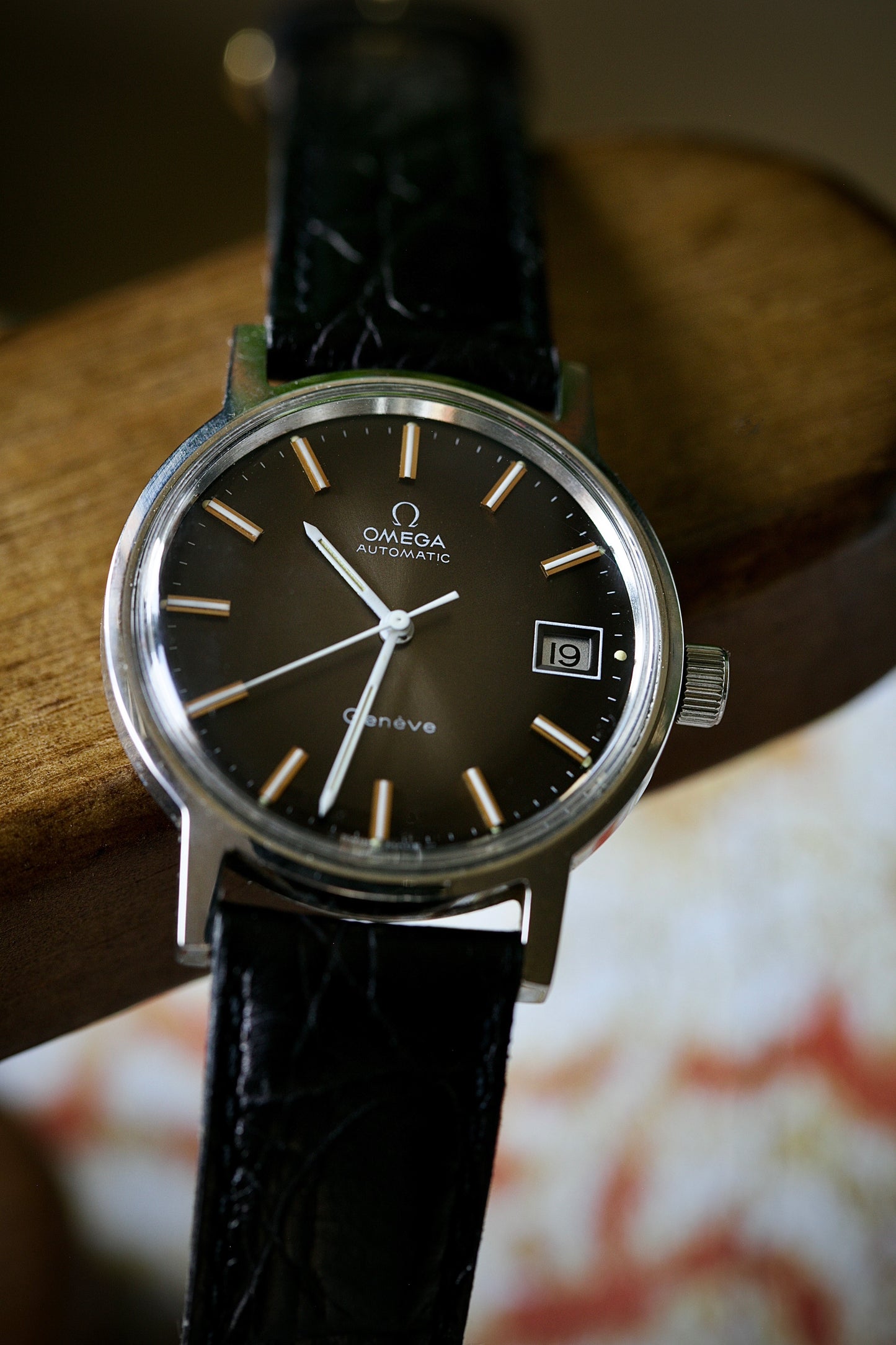 Omega Genève Ref. 166. 0163 Automatic 1973 – Original Chocolate Brown Dial