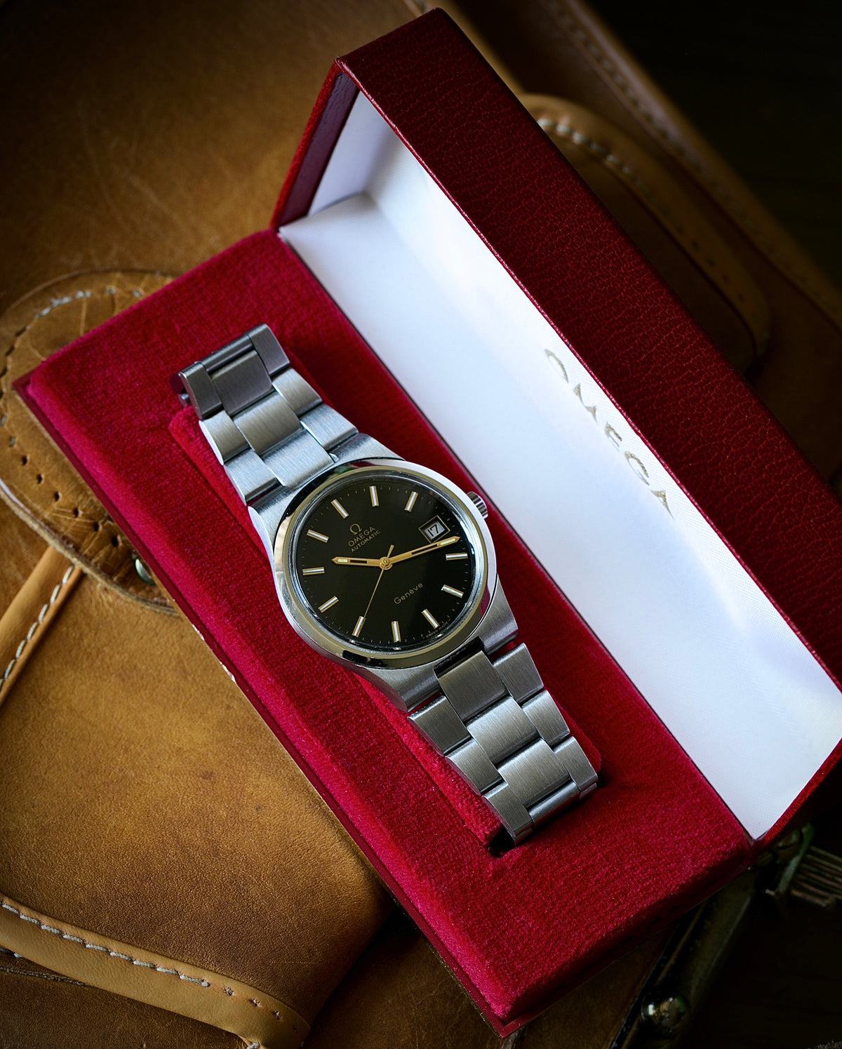 Omega Genève Automático Ref. 166. 0173 – New Old Stock de 1973 - Estuche Original Omega