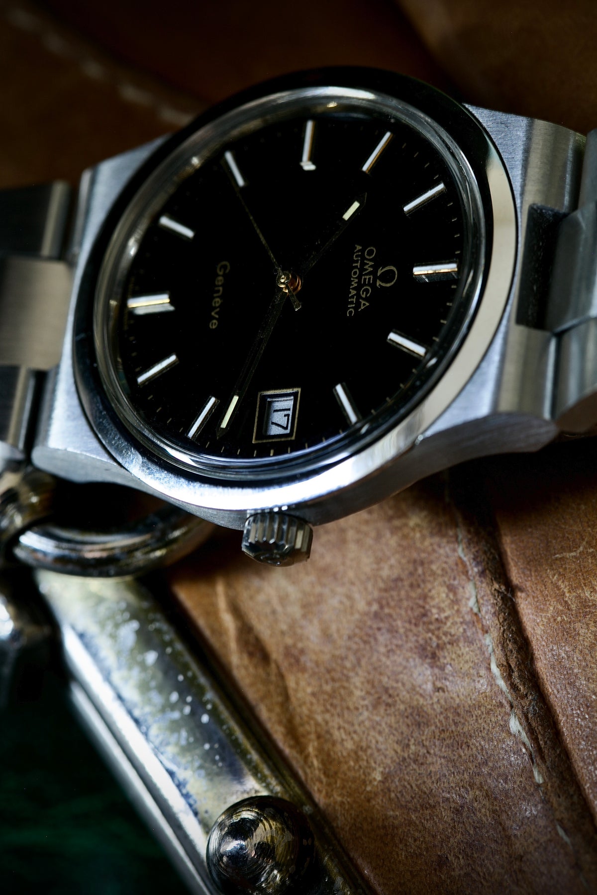 Omega Genève Automático Ref. 166. 0173 – New Old Stock de 1973 - Estuche Original Omega