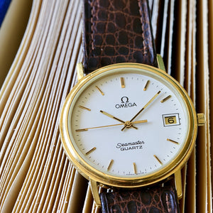 Omega Seamaster Quartz 196.0266 (1983) – Original Strap and Buckle
