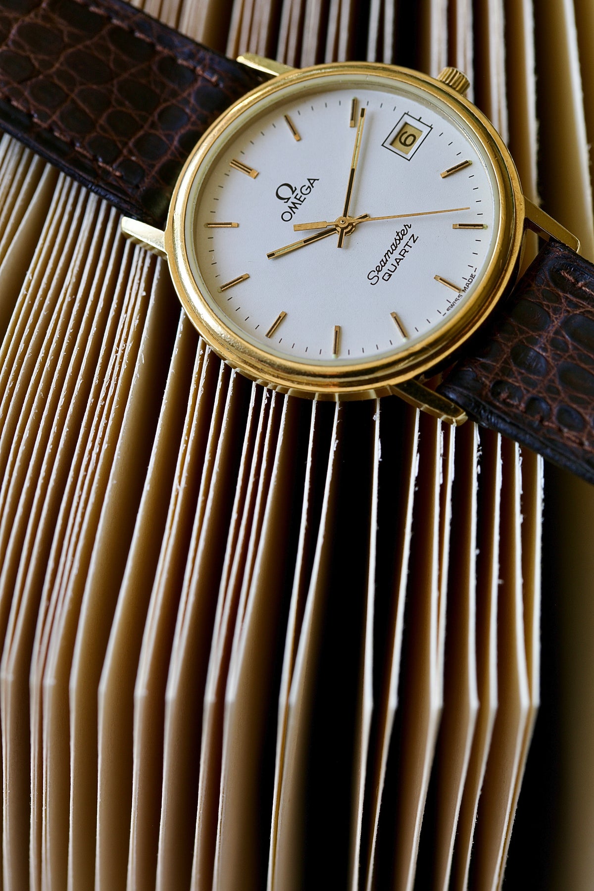 Omega Seamaster Quartz 196.0266 (1983) – Original Strap and Buckle
