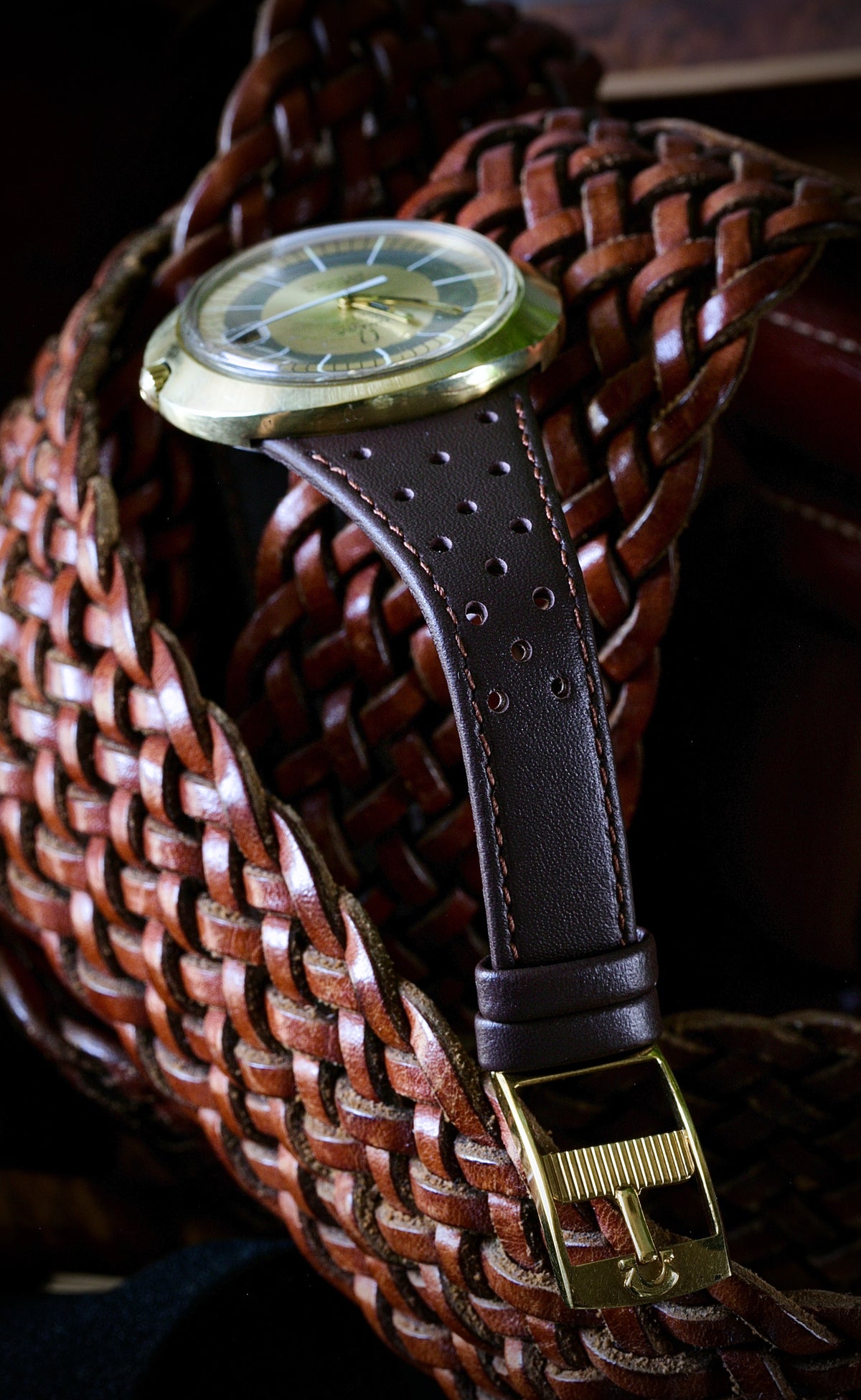Omega Genève Dynamic Türler Automatic Ref. 166.039 — Hebilla Original - 1969